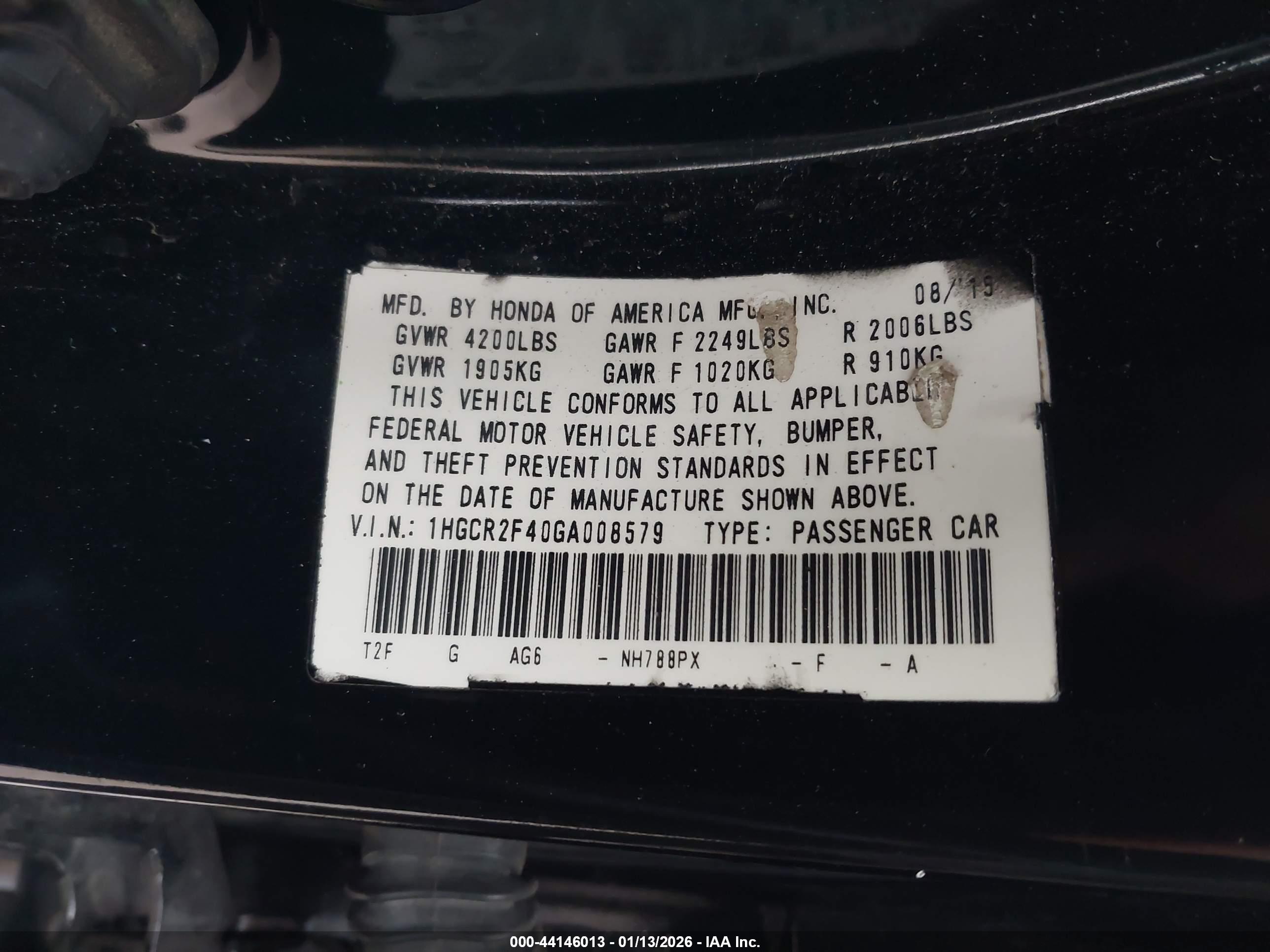 HONDA ACCORD image 9