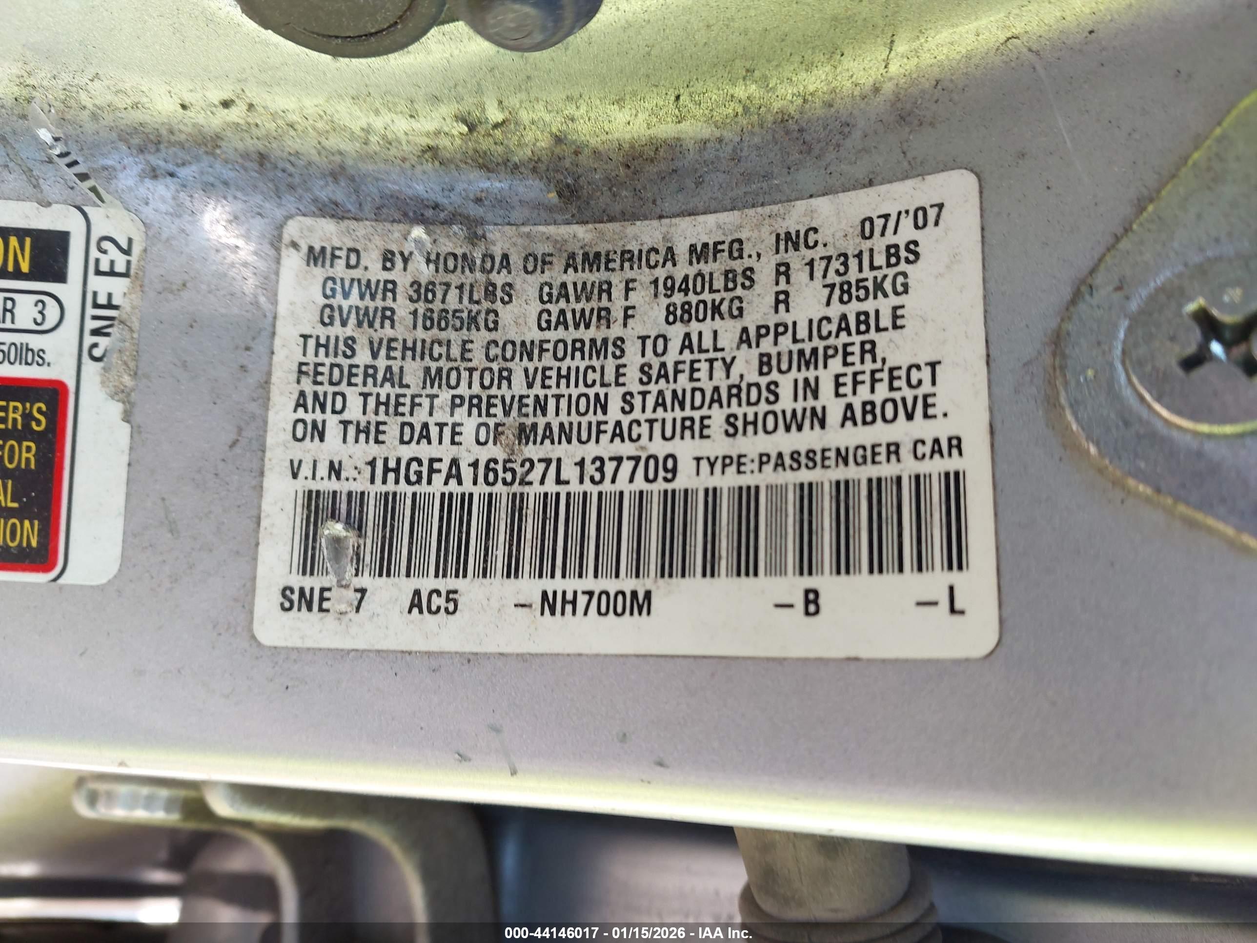 HONDA CIVIC image 9