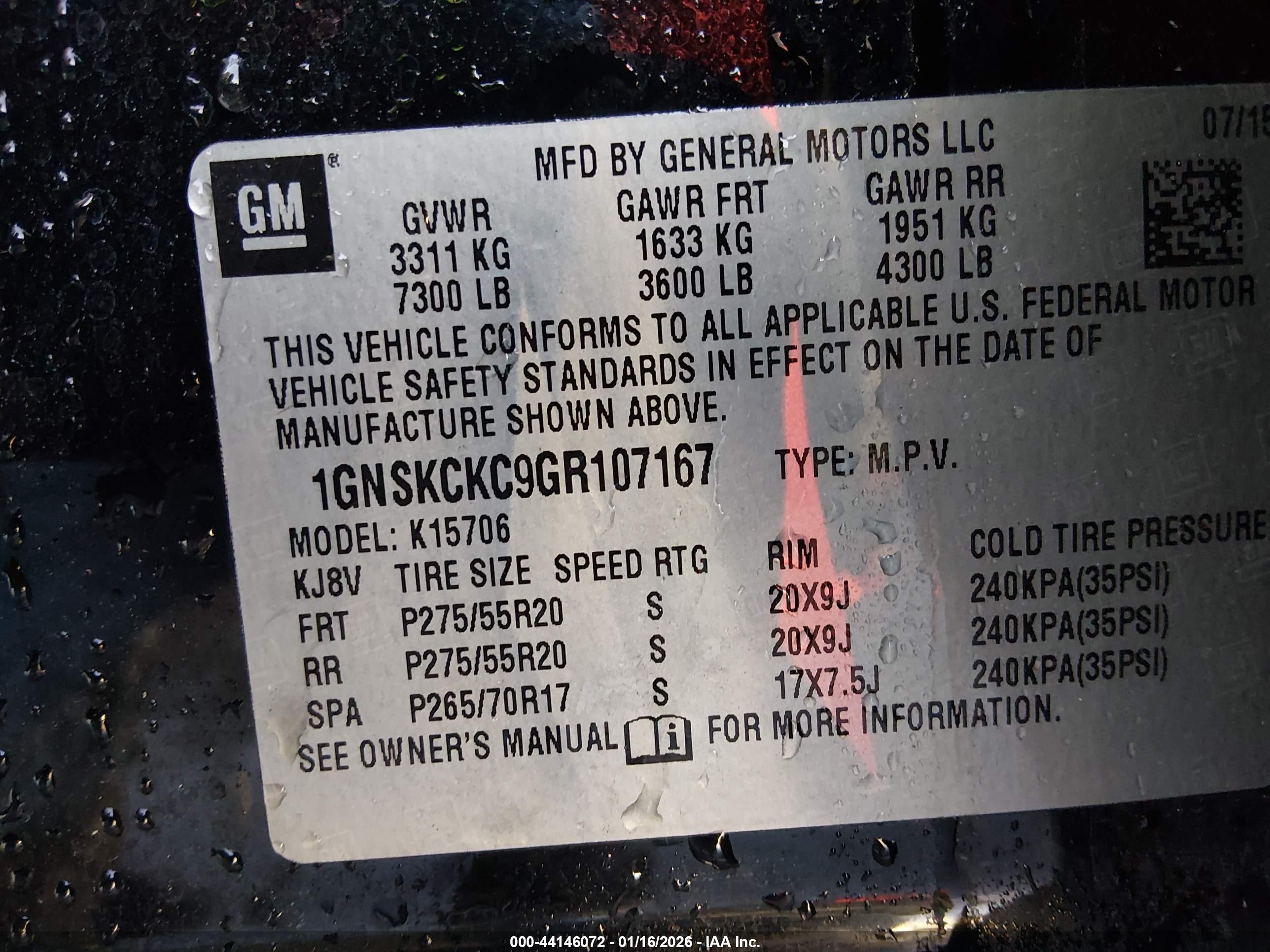 CHEVROLET TAHOE image 9