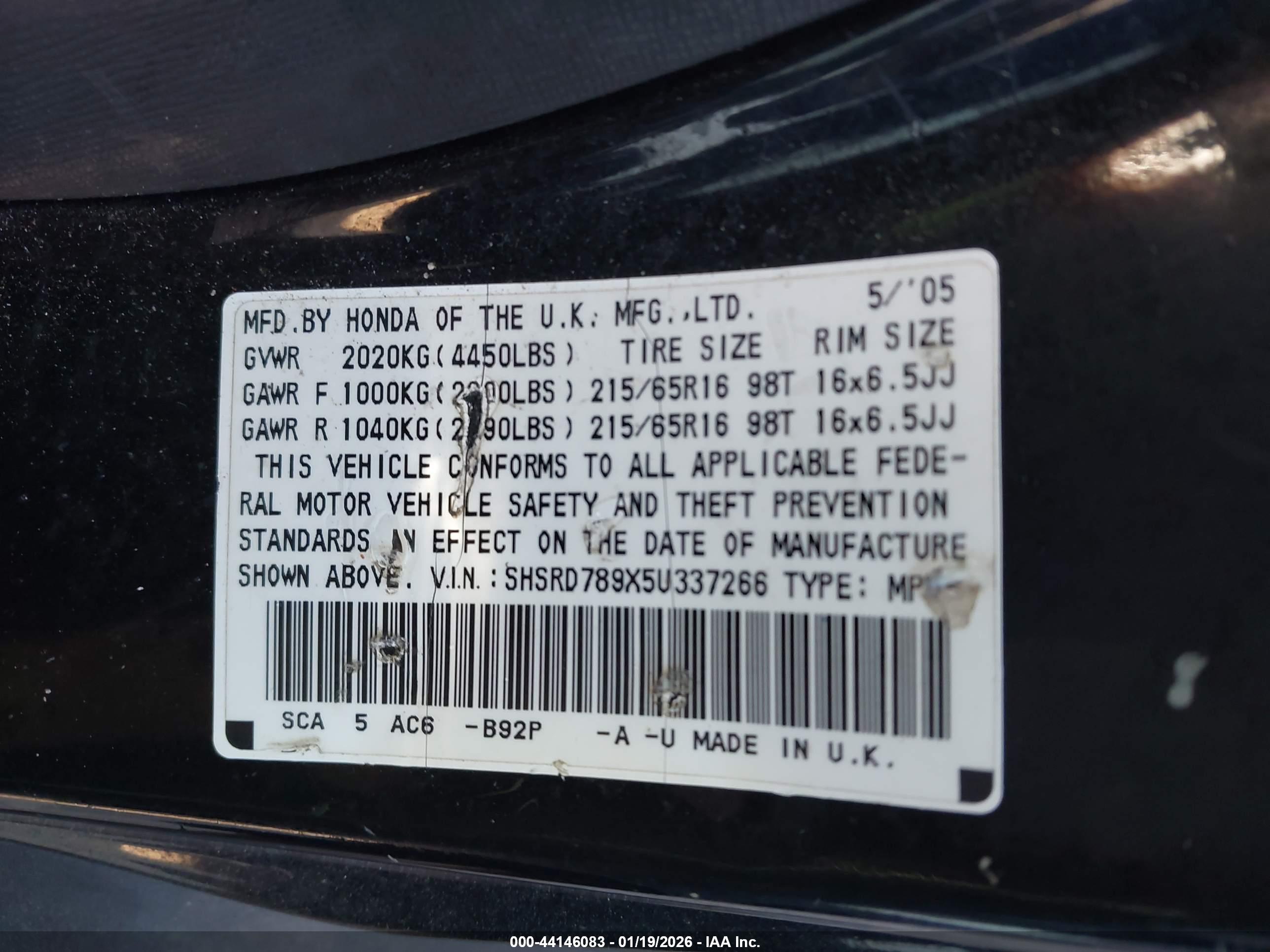 HONDA CR-V image 9
