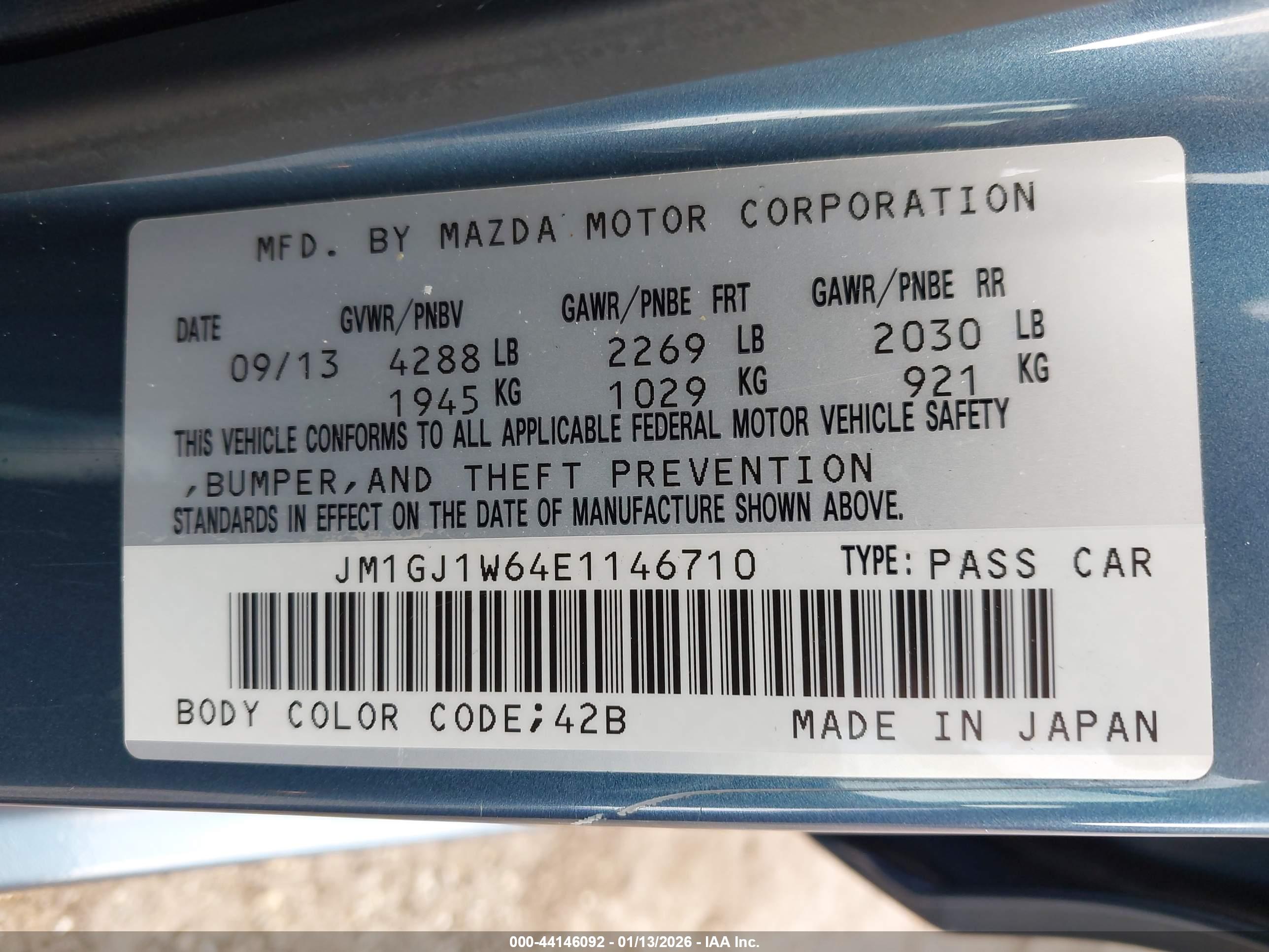 MAZDA MAZDA6 image 9