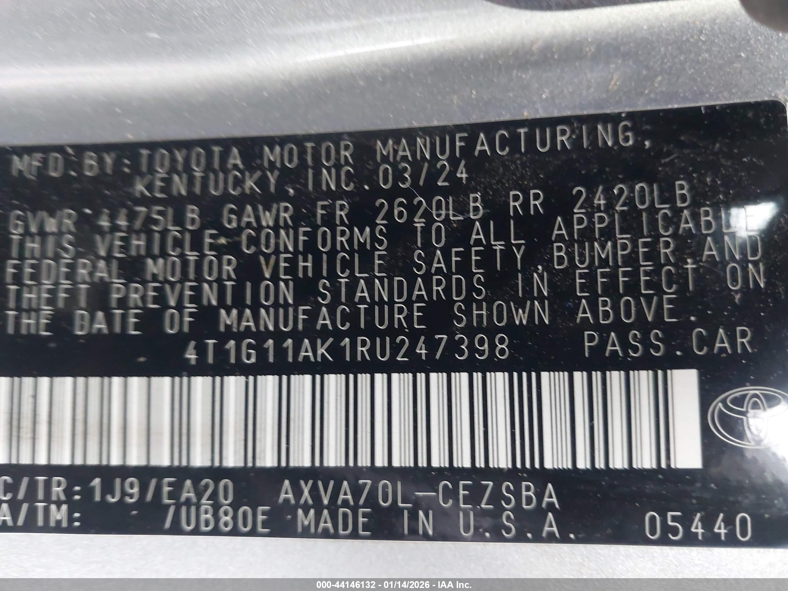 TOYOTA CAMRY image 9