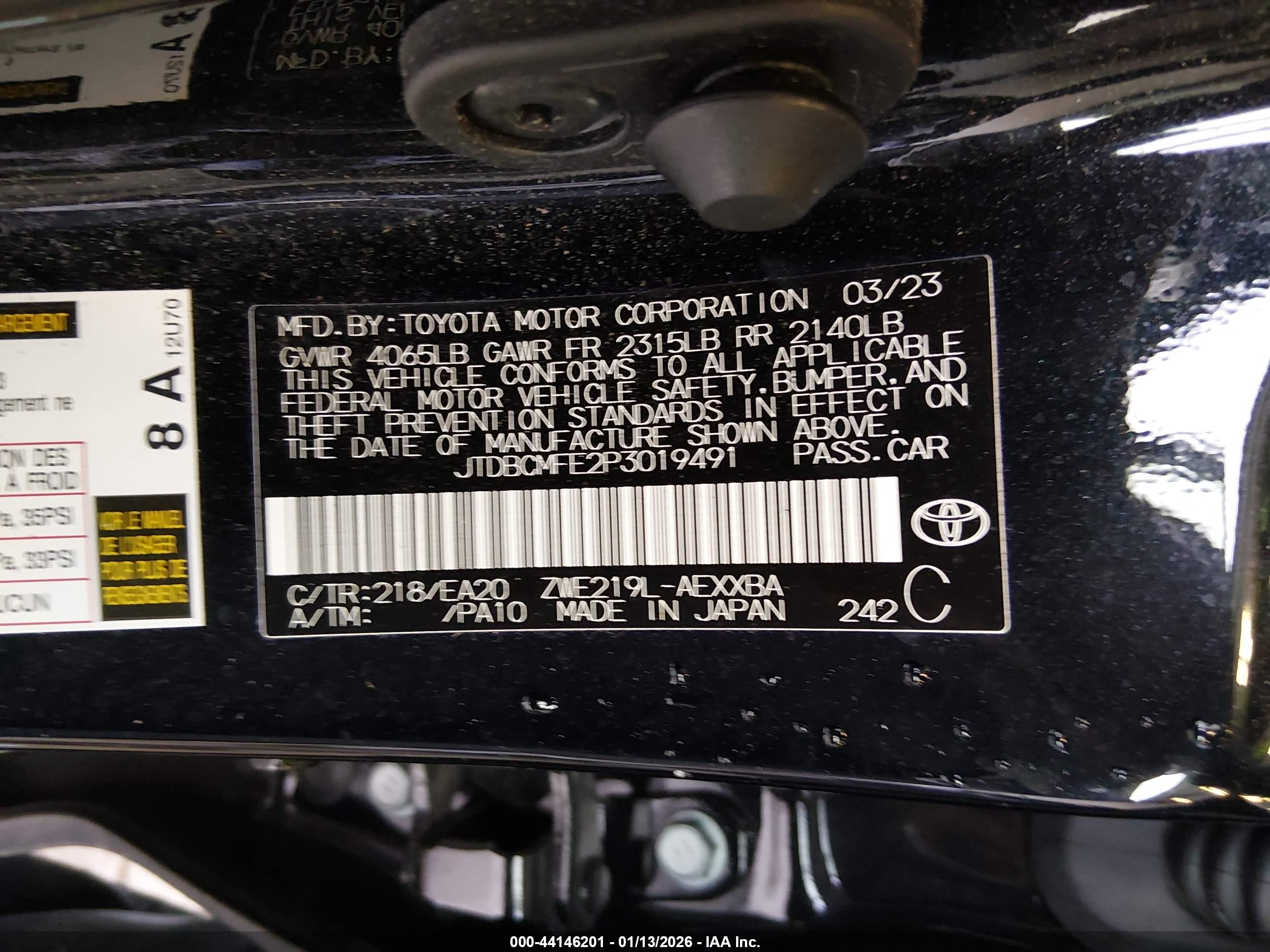 TOYOTA COROLLA image 9
