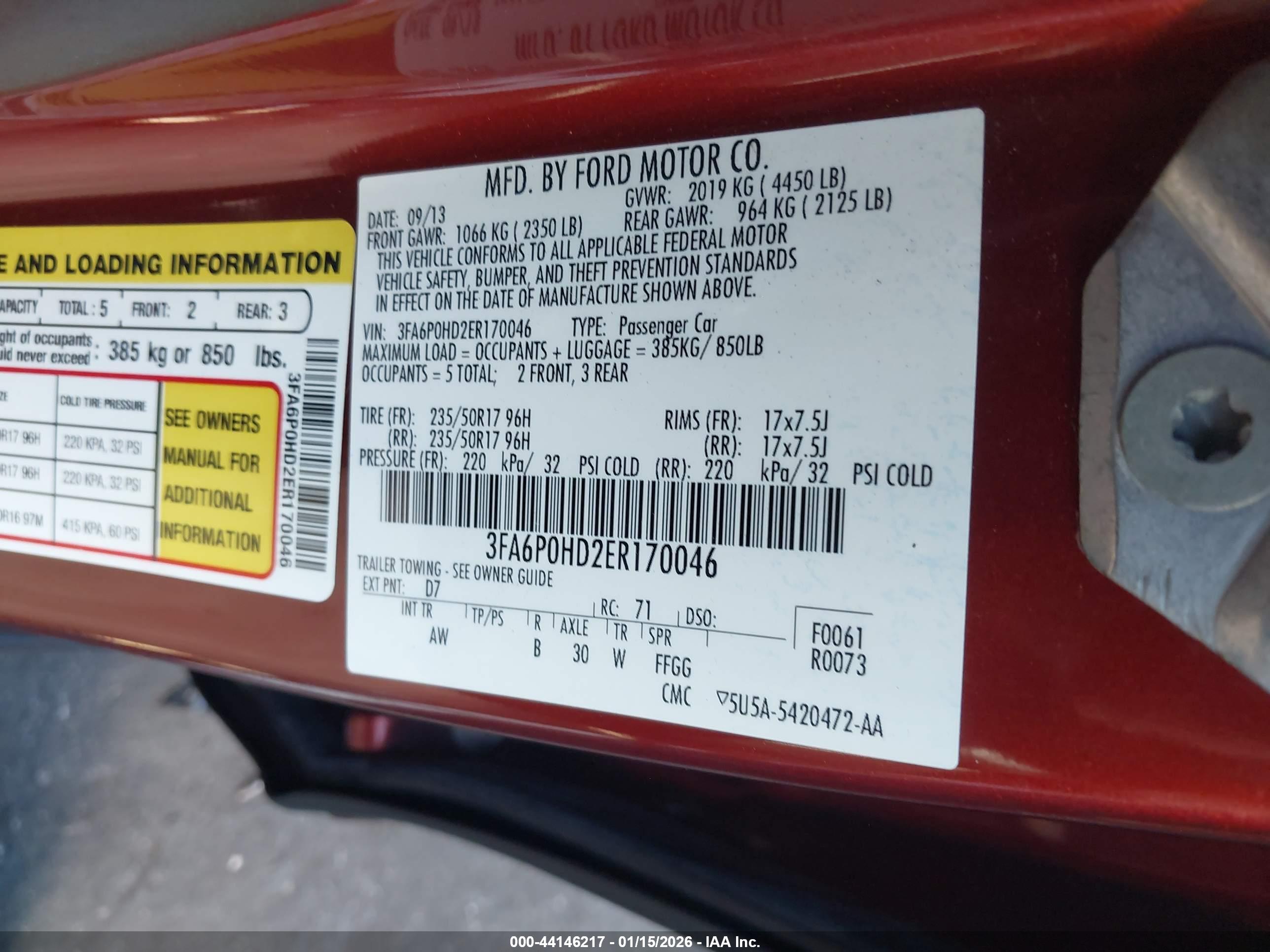 FORD FUSION image 9