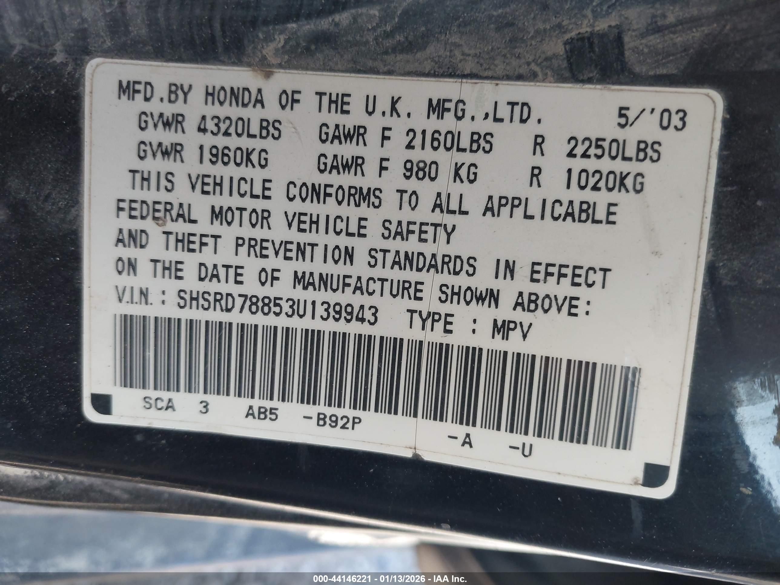 HONDA CR-V image 9