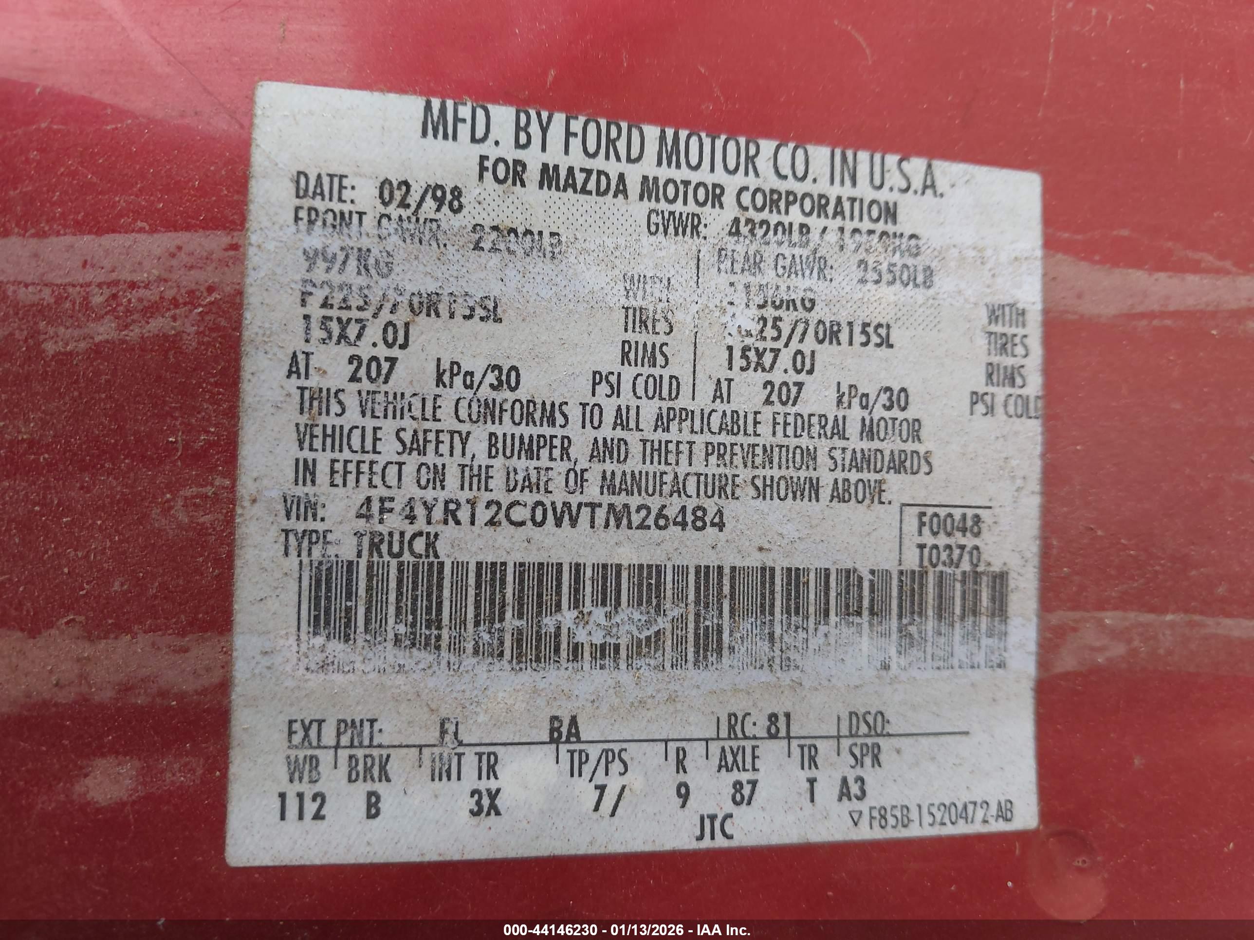 MAZDA B2500 image 9