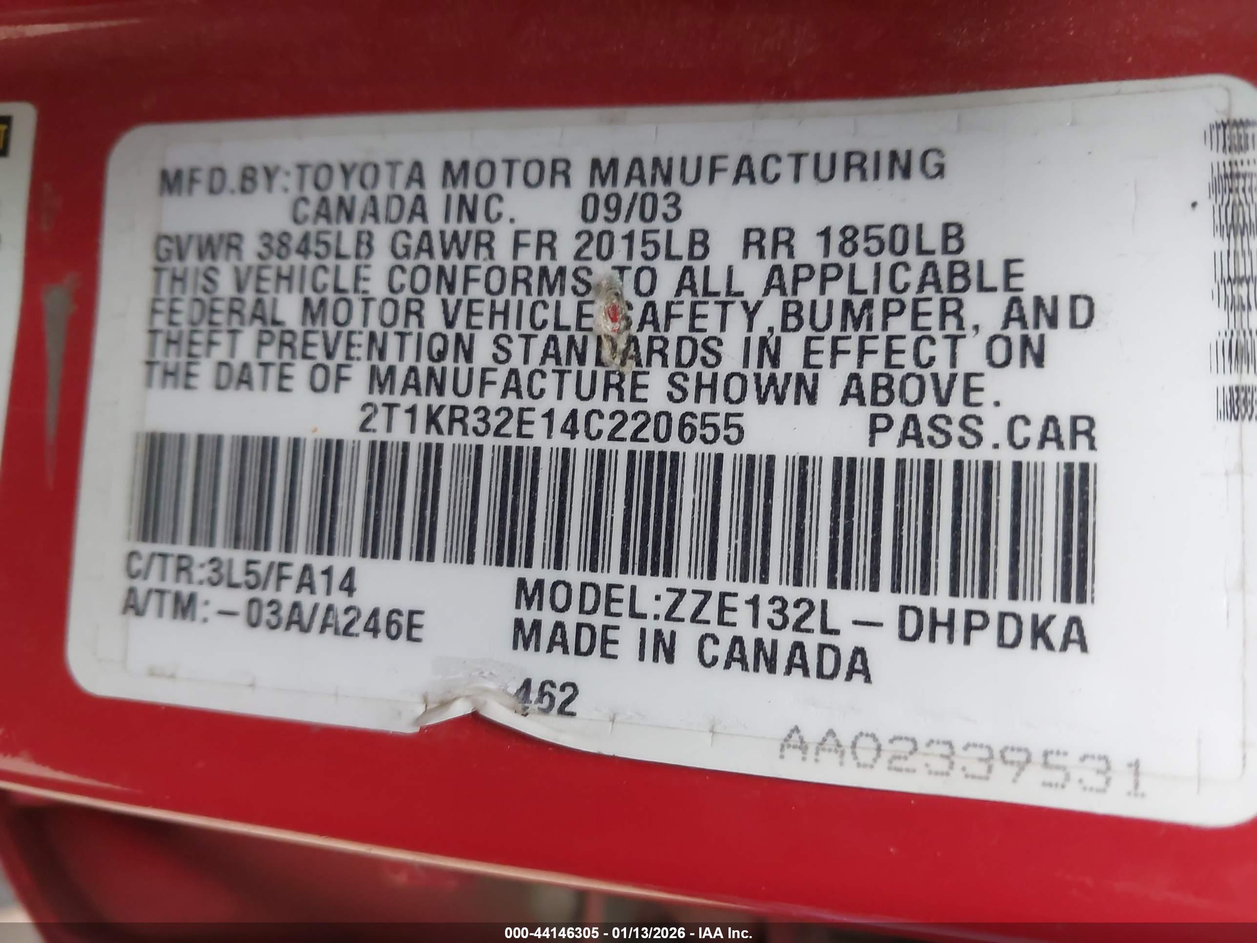 TOYOTA MATRIX image 9