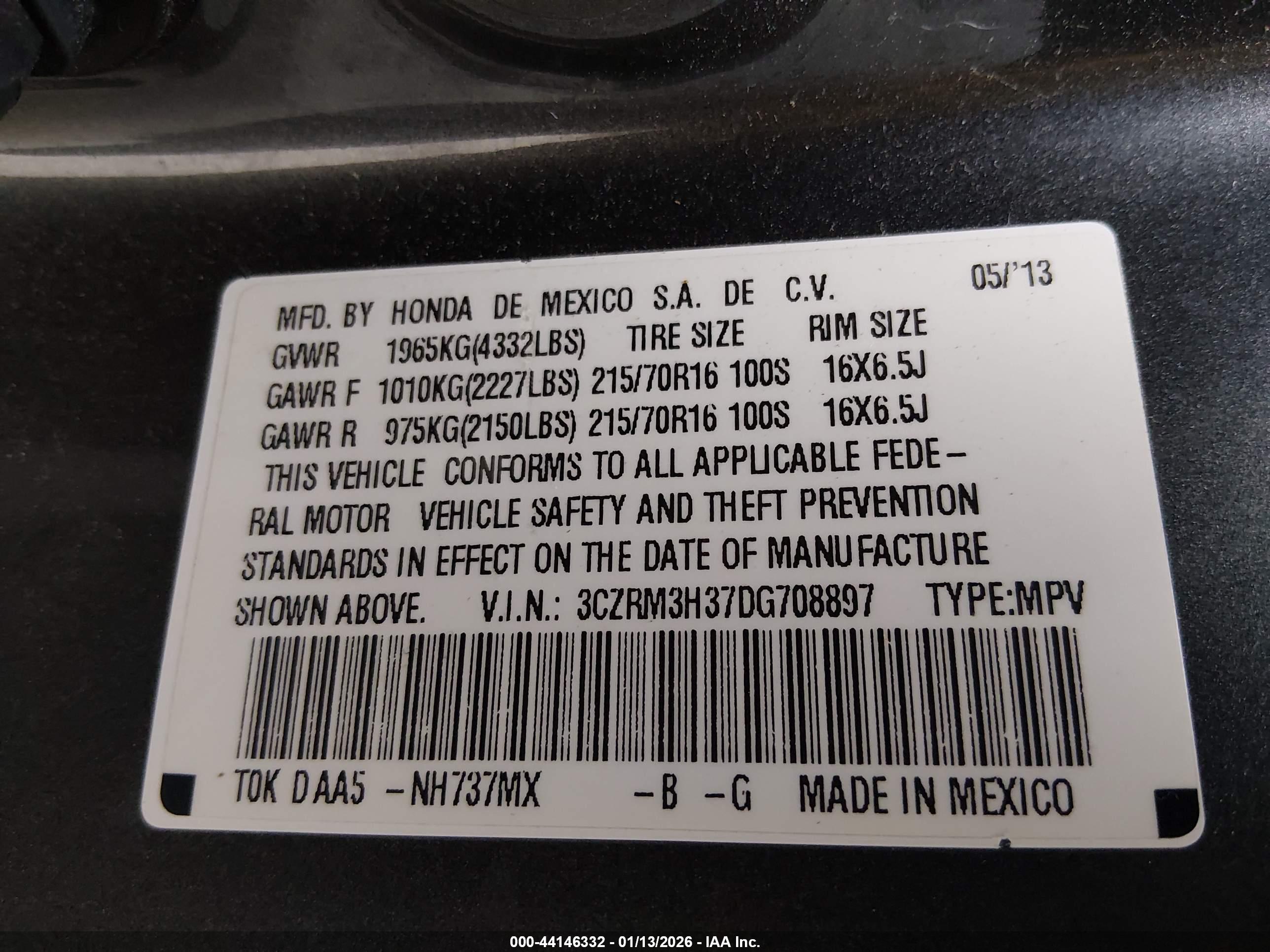 HONDA CR-V image 9