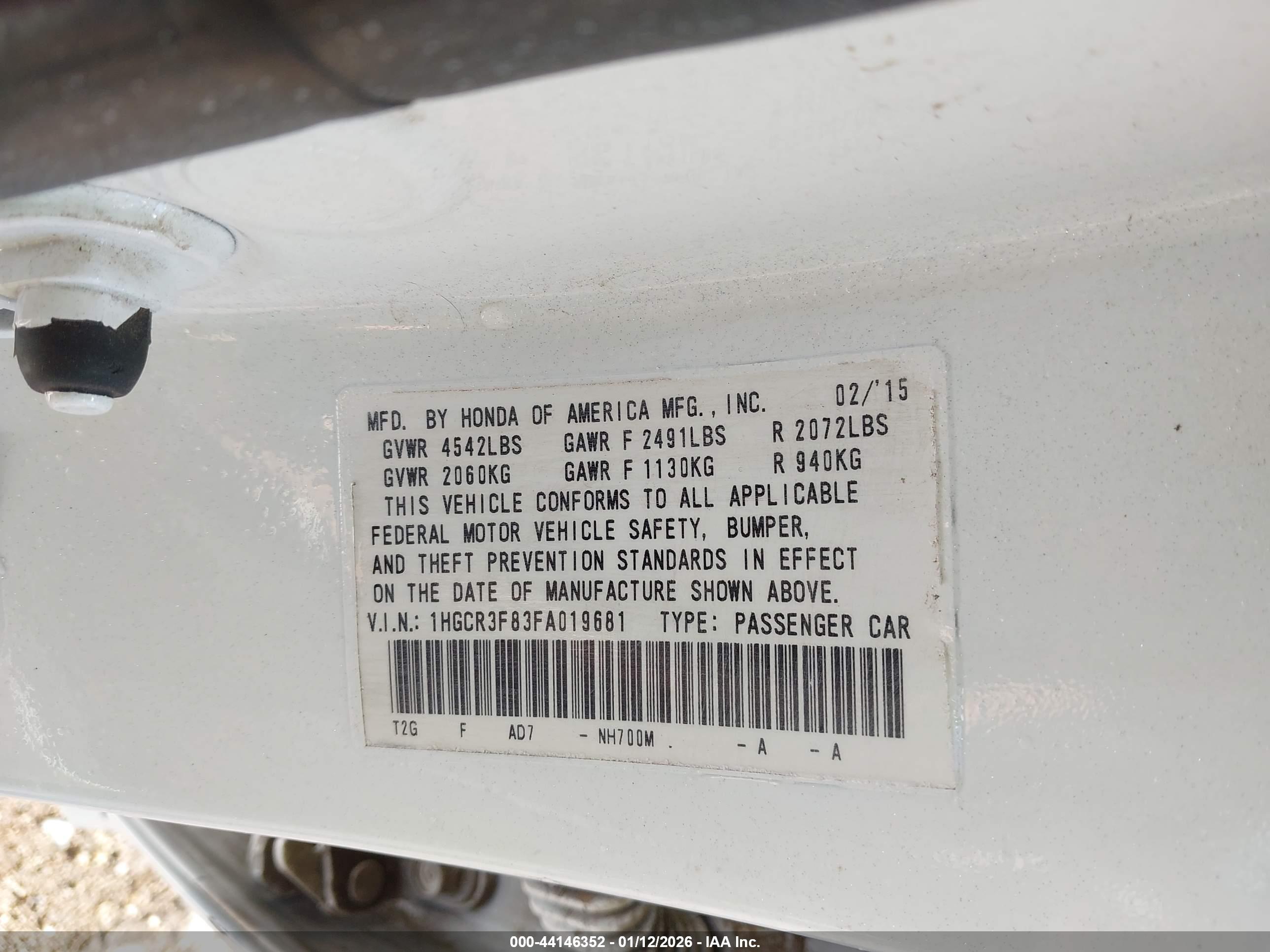 HONDA ACCORD image 9