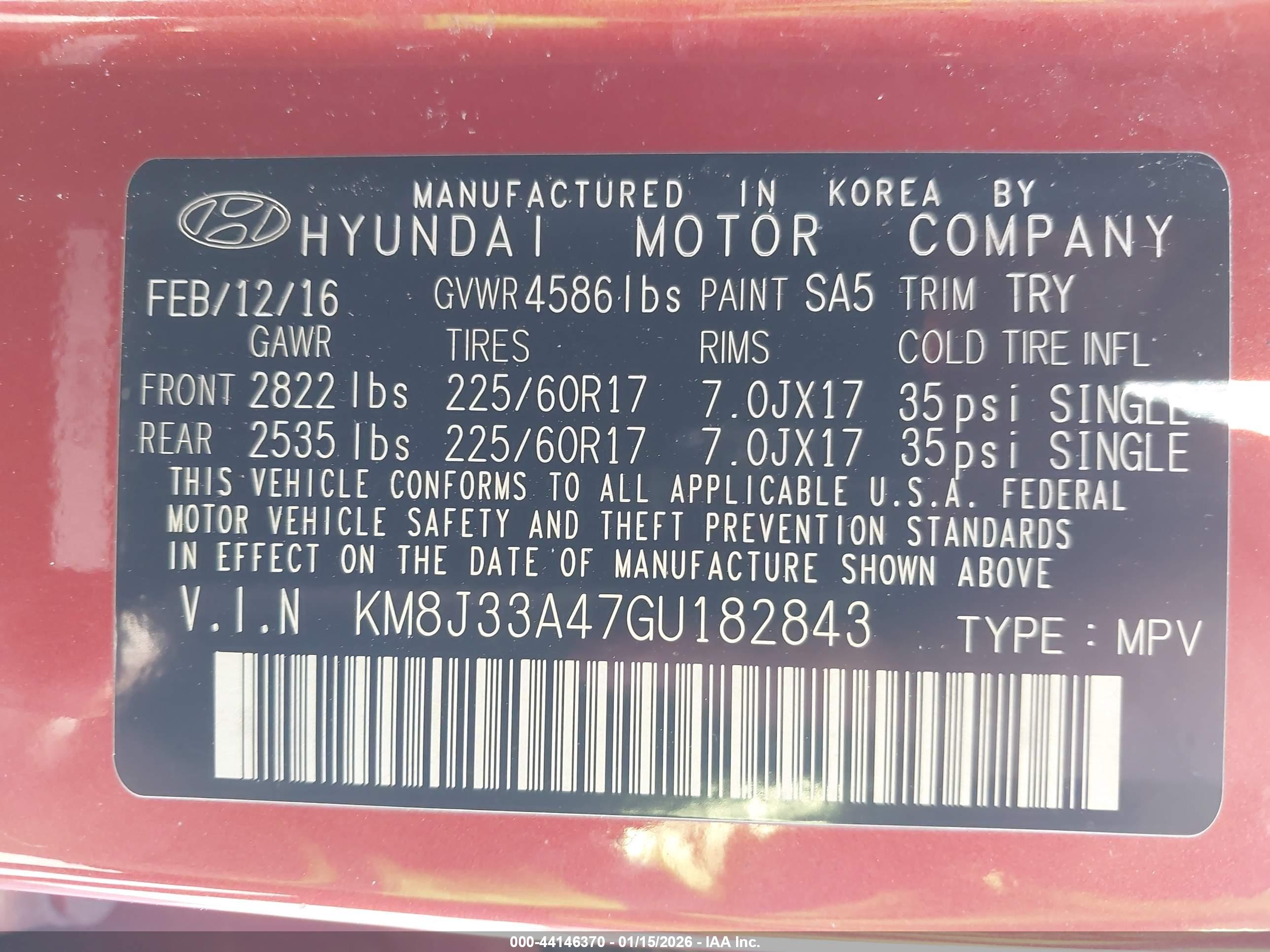 HYUNDAI TUCSON image 9