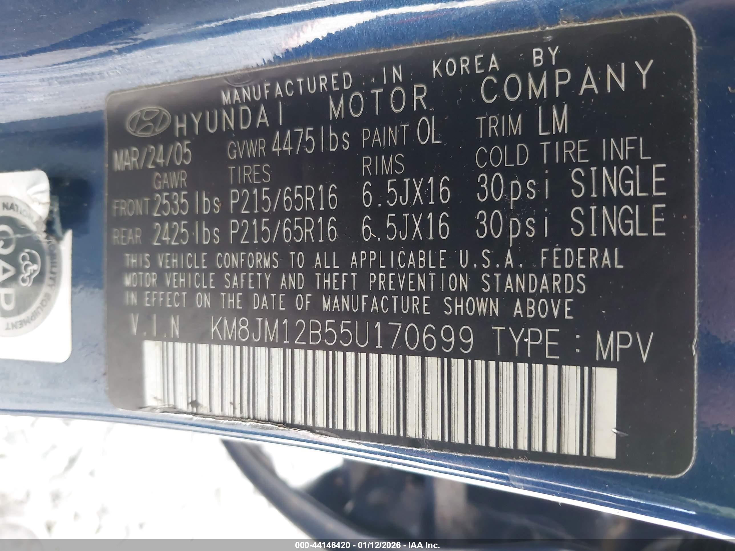 HYUNDAI TUCSON image 9