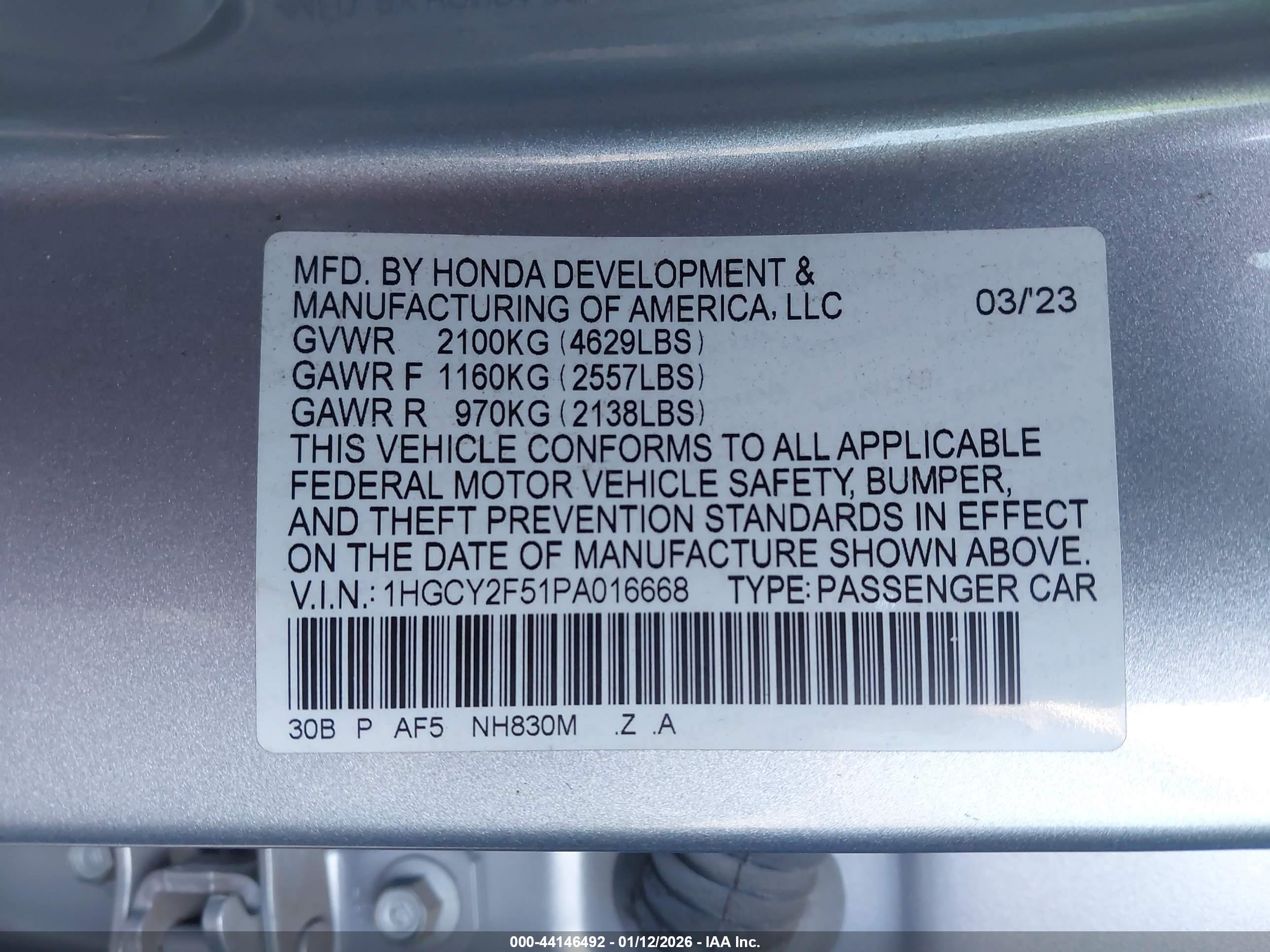 HONDA ACCORD image 9