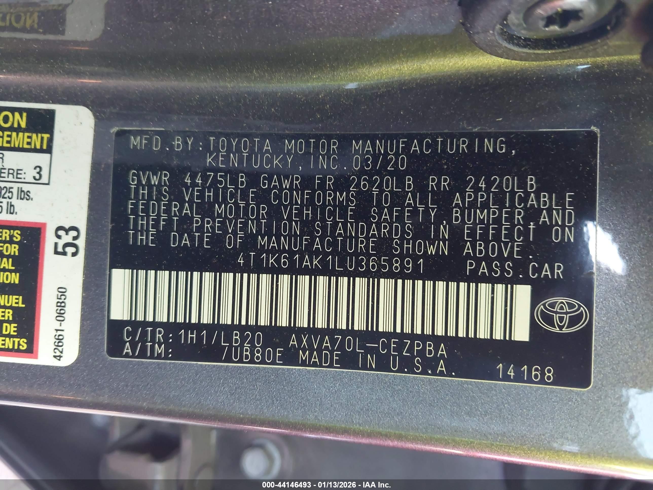 TOYOTA CAMRY image 9