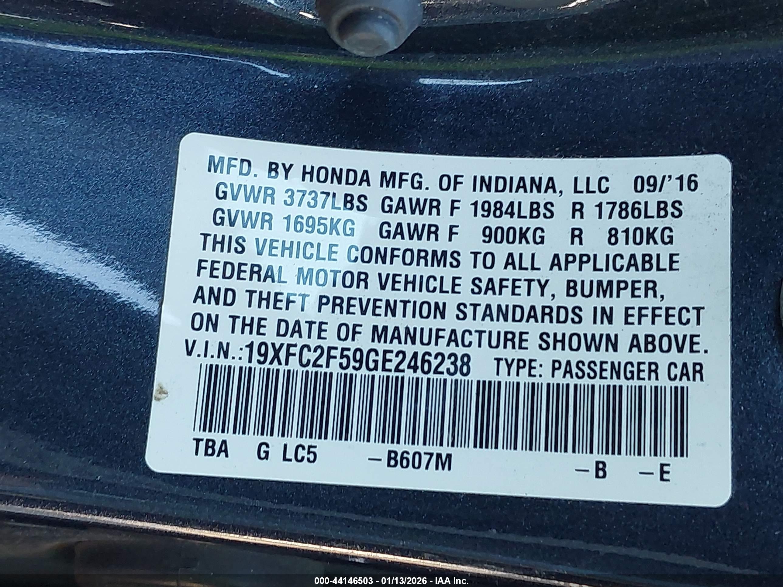 HONDA CIVIC image 9