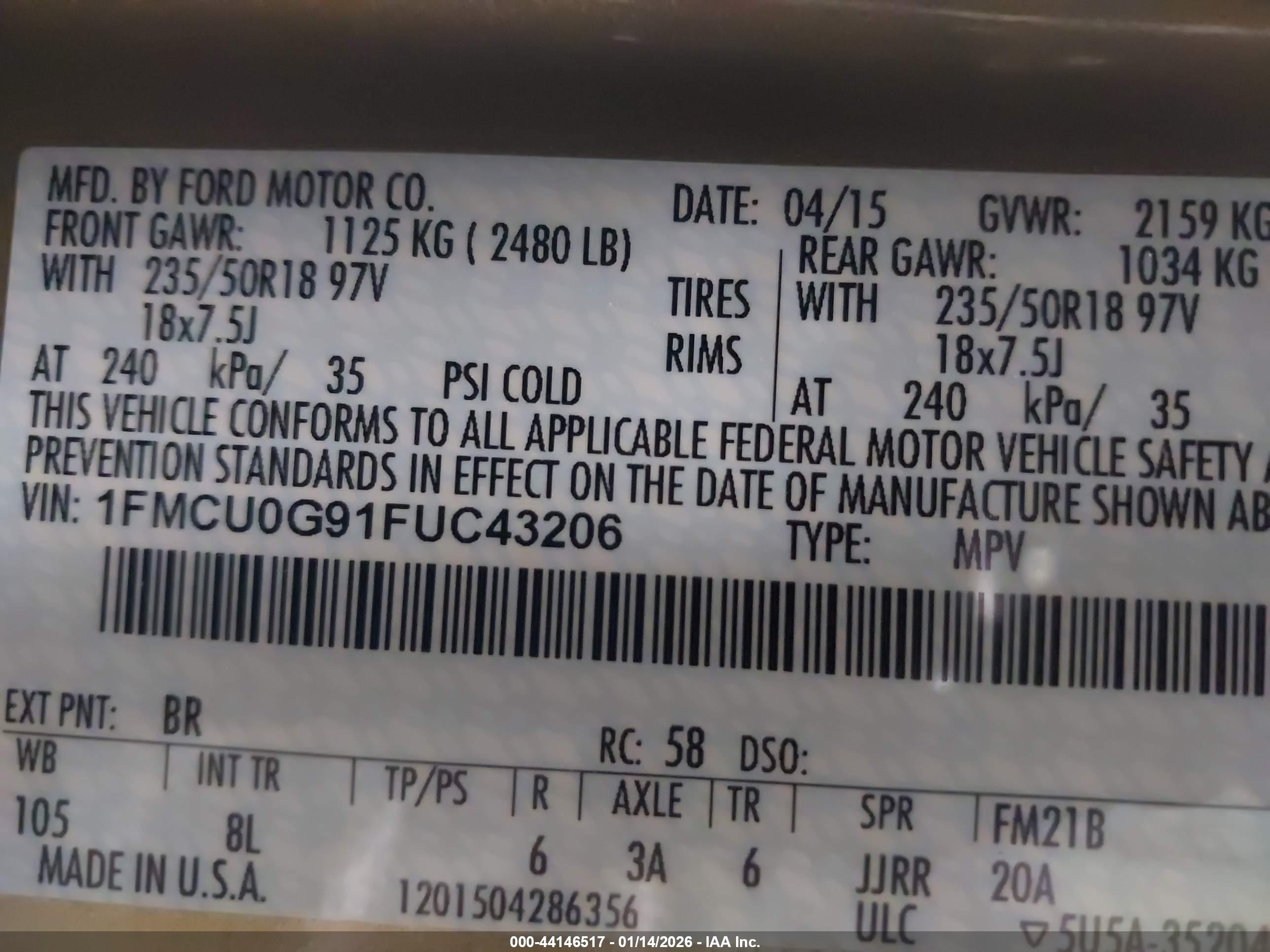 FORD ESCAPE image 9