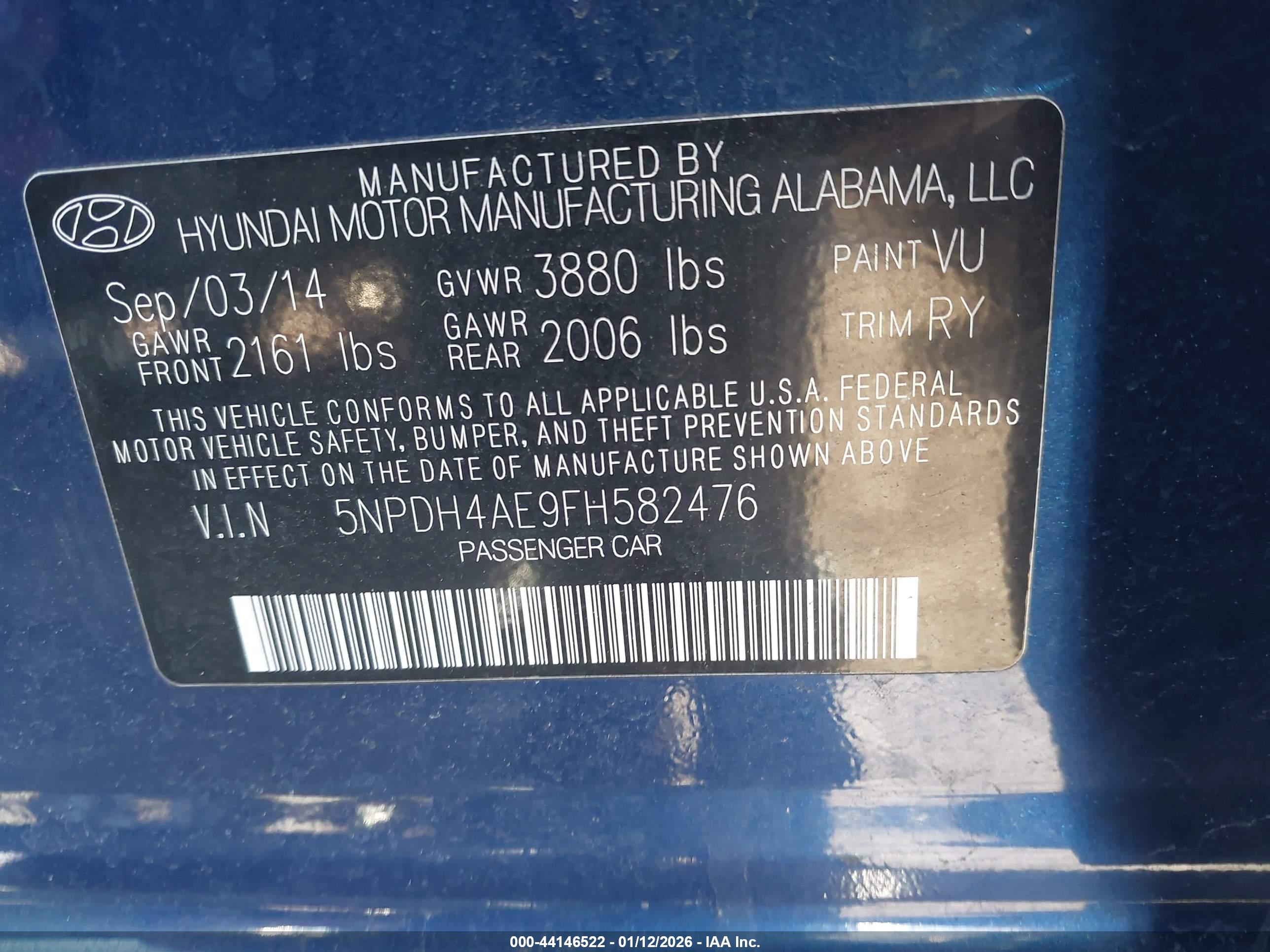 HYUNDAI ELANTRA image 9