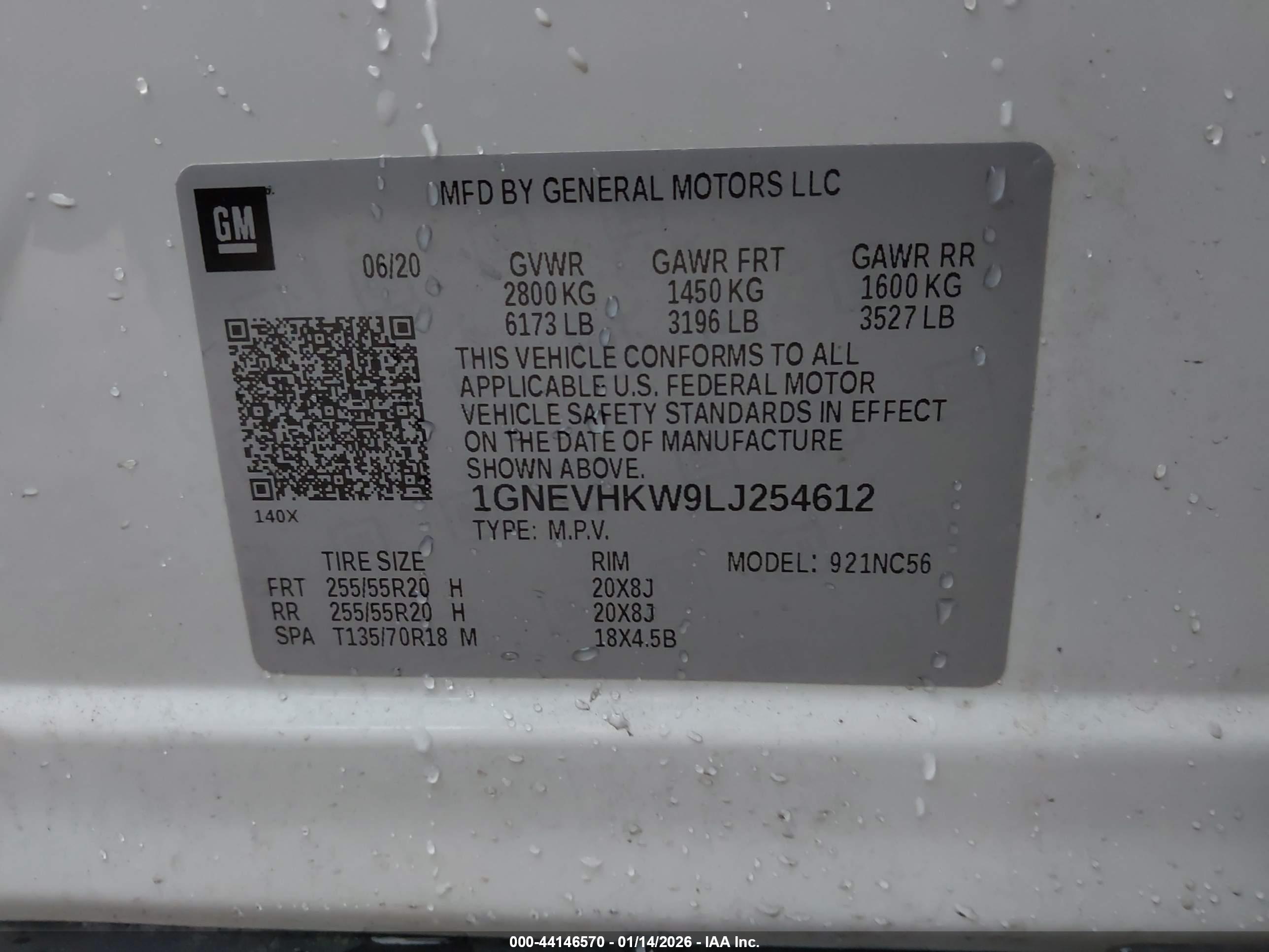 CHEVROLET TRAVERSE image 9