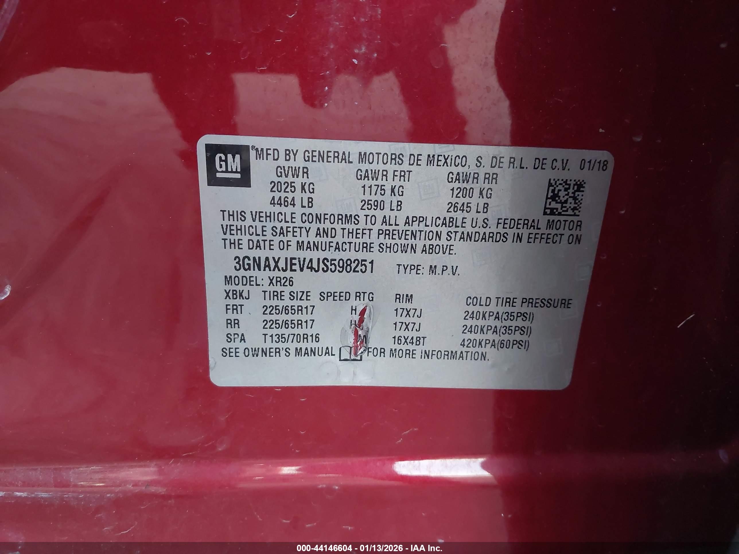 CHEVROLET EQUINOX image 9