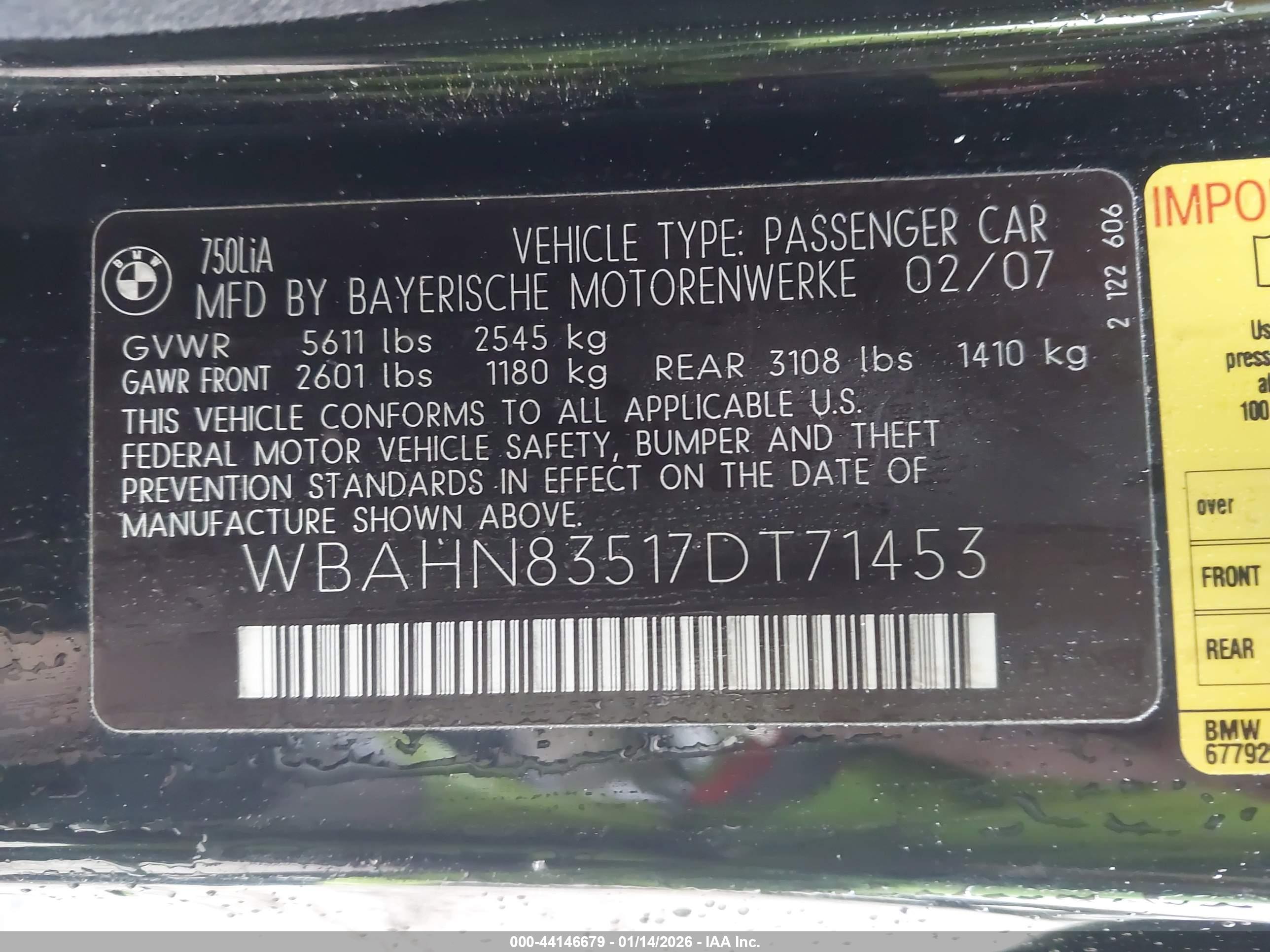 BMW 750LI image 9