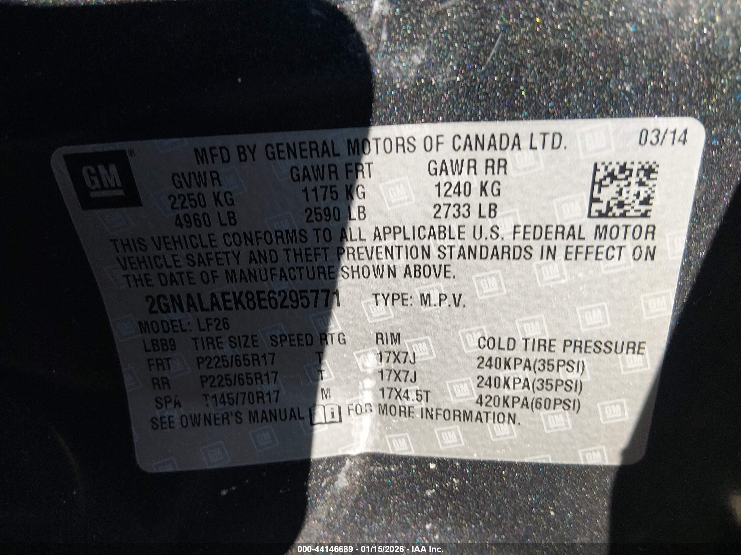 CHEVROLET EQUINOX image 9
