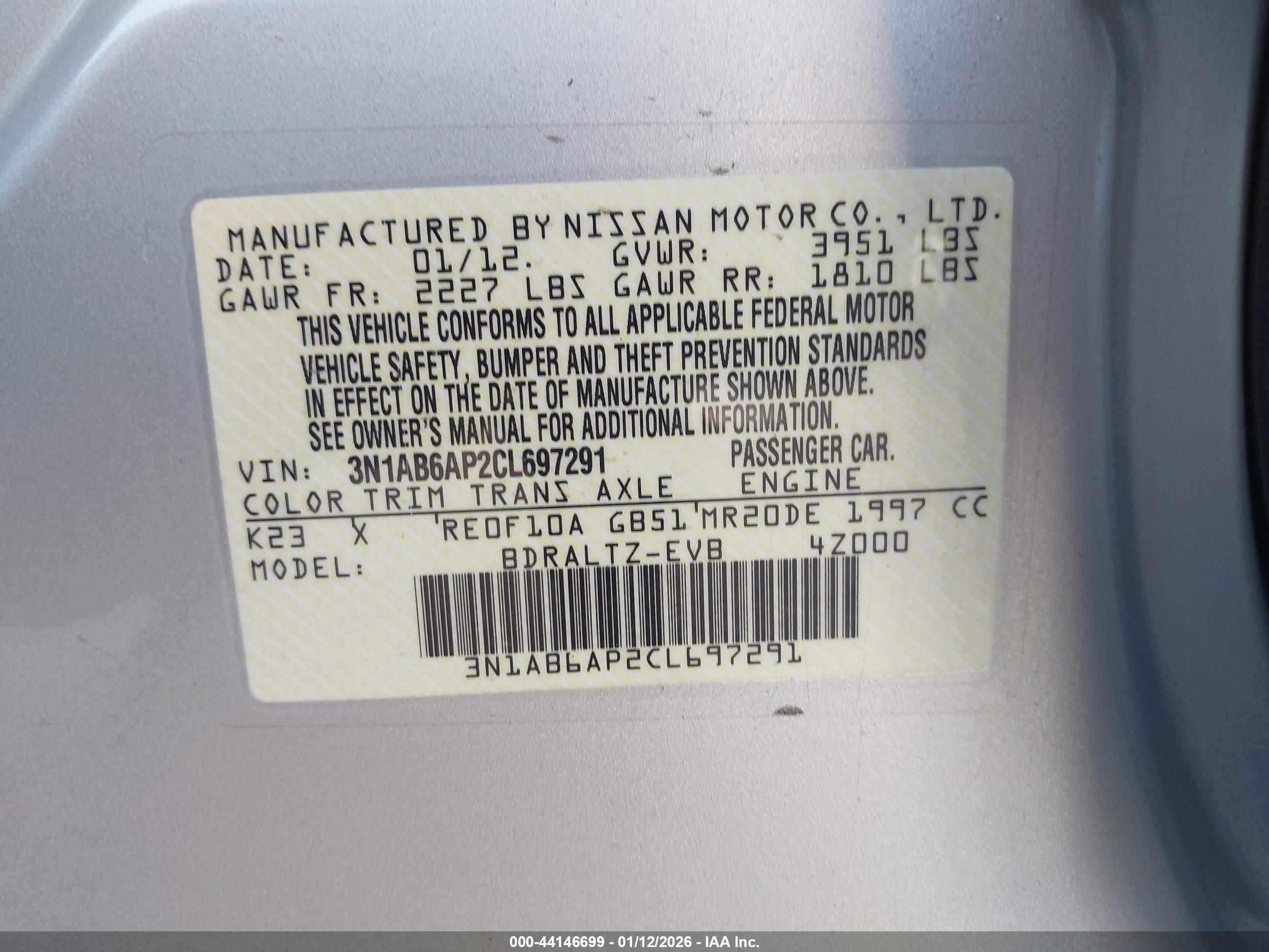 NISSAN SENTRA image 9