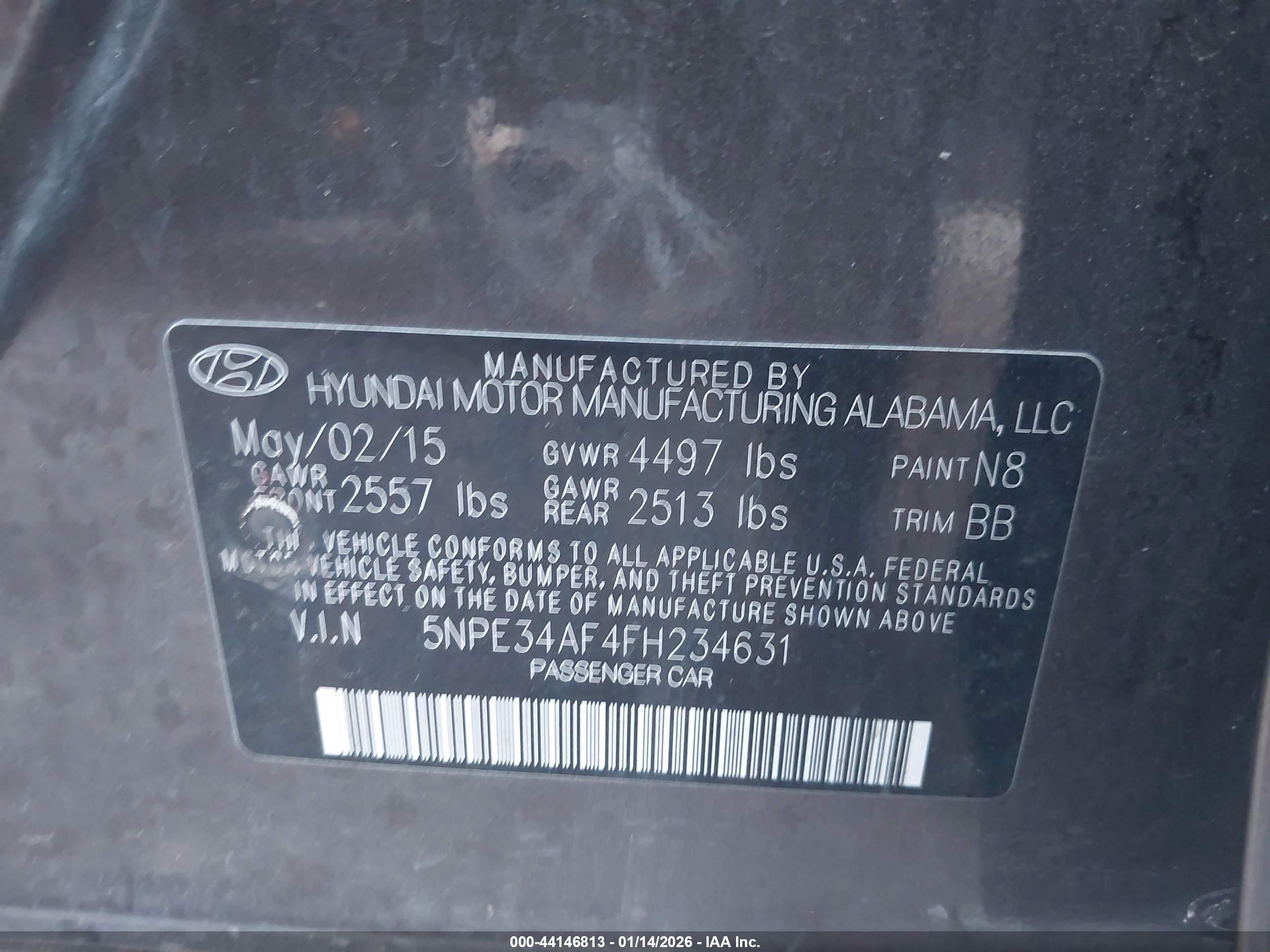 HYUNDAI SONATA image 9