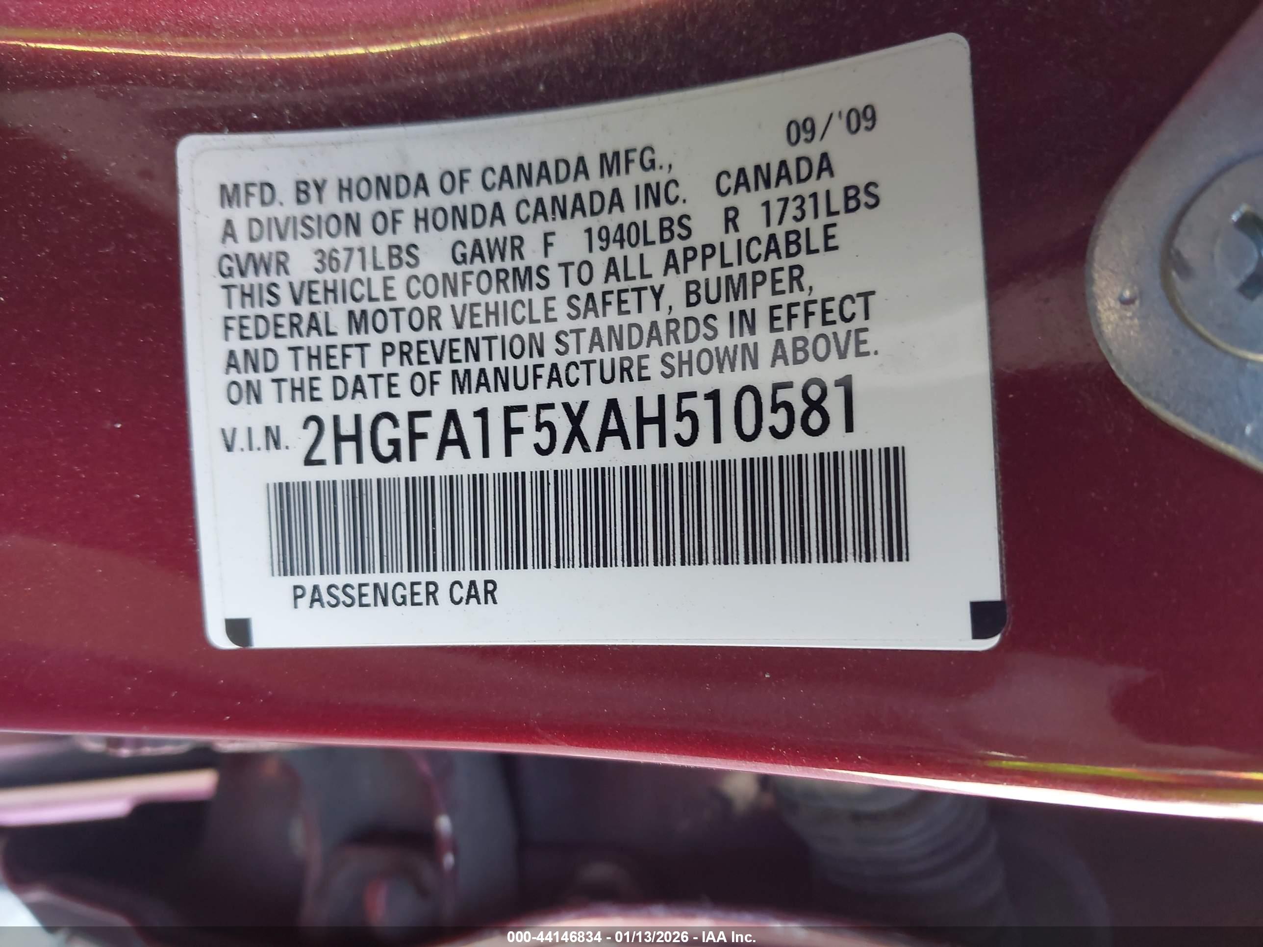 HONDA CIVIC image 9