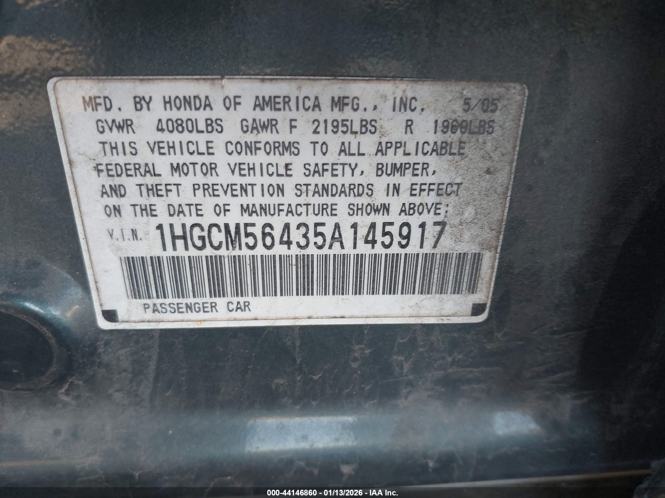 HONDA ACCORD image 9