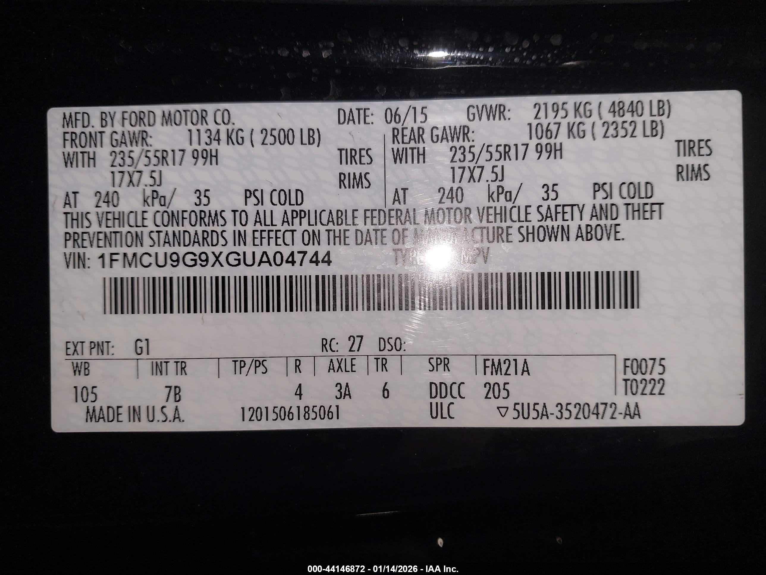 FORD ESCAPE image 9