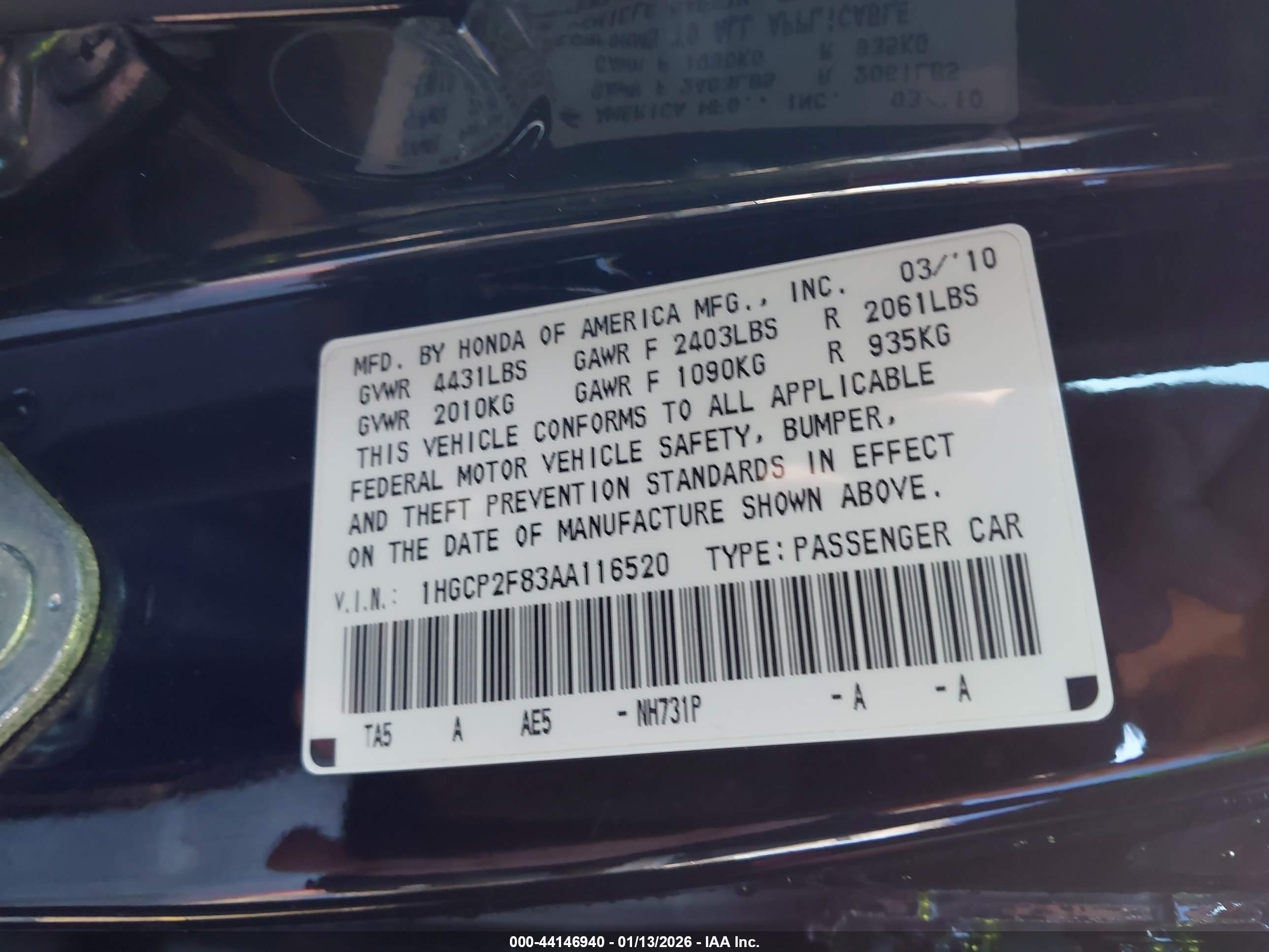 HONDA ACCORD image 9