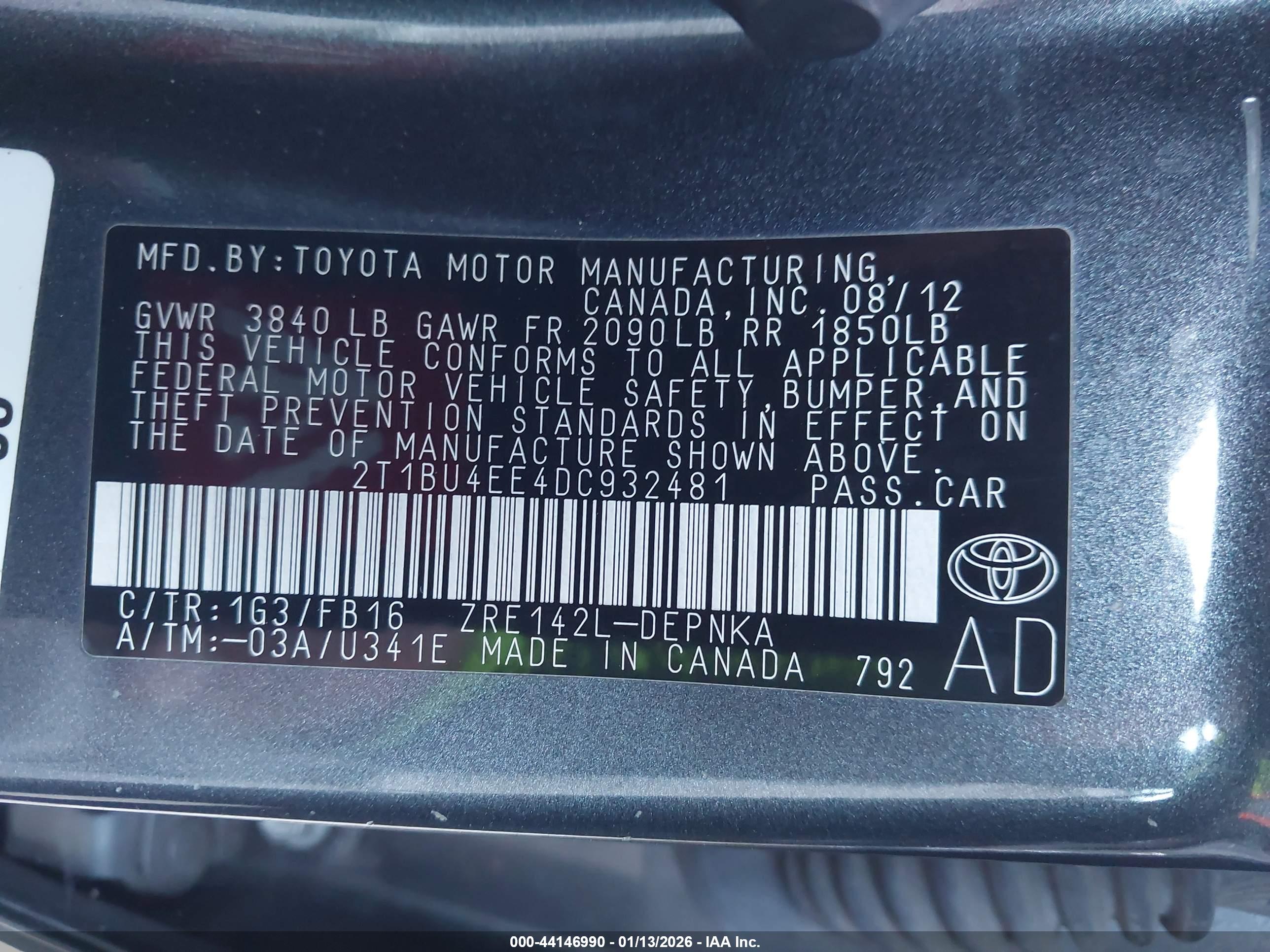 TOYOTA COROLLA image 9