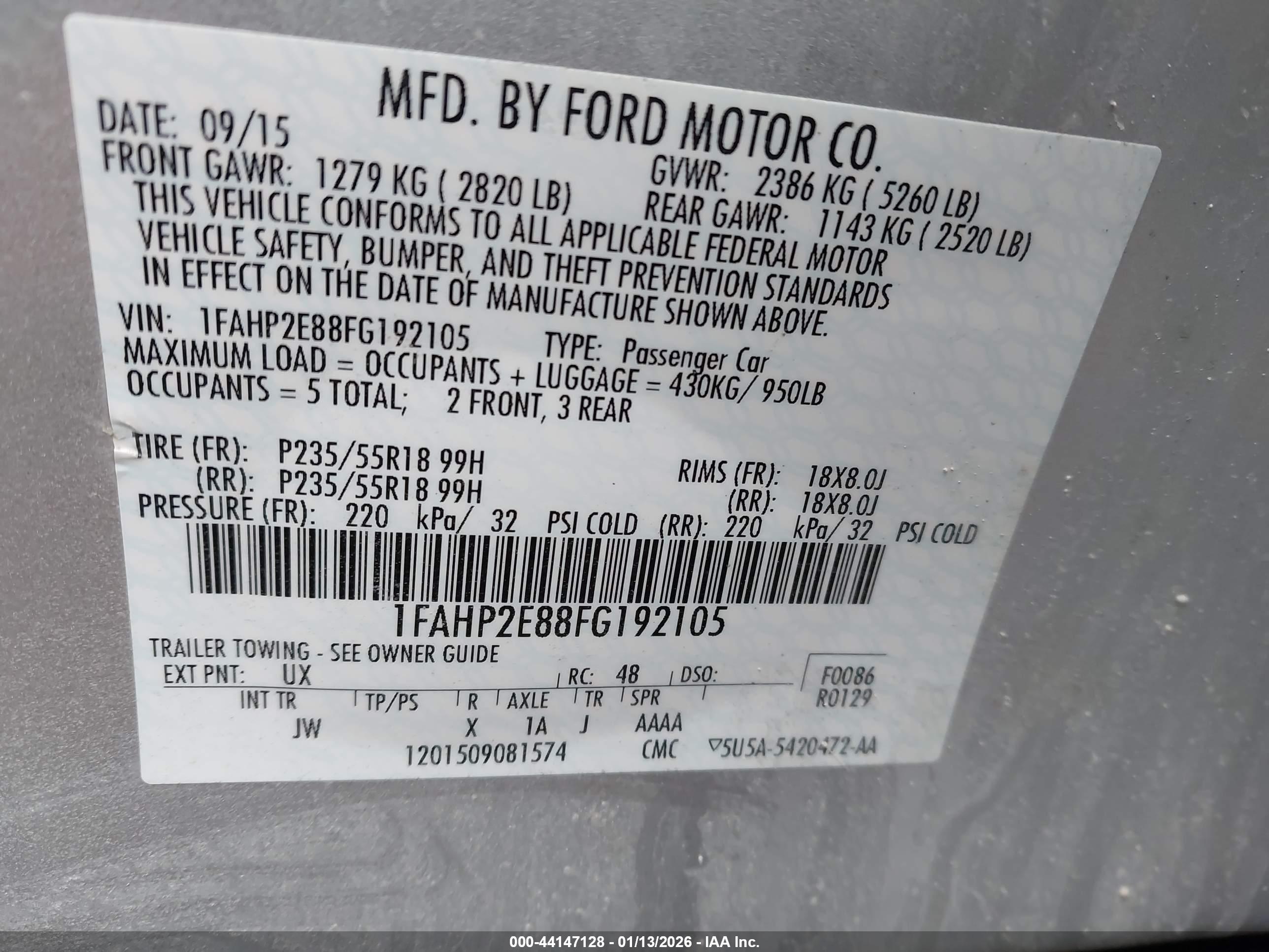 FORD TAURUS image 9