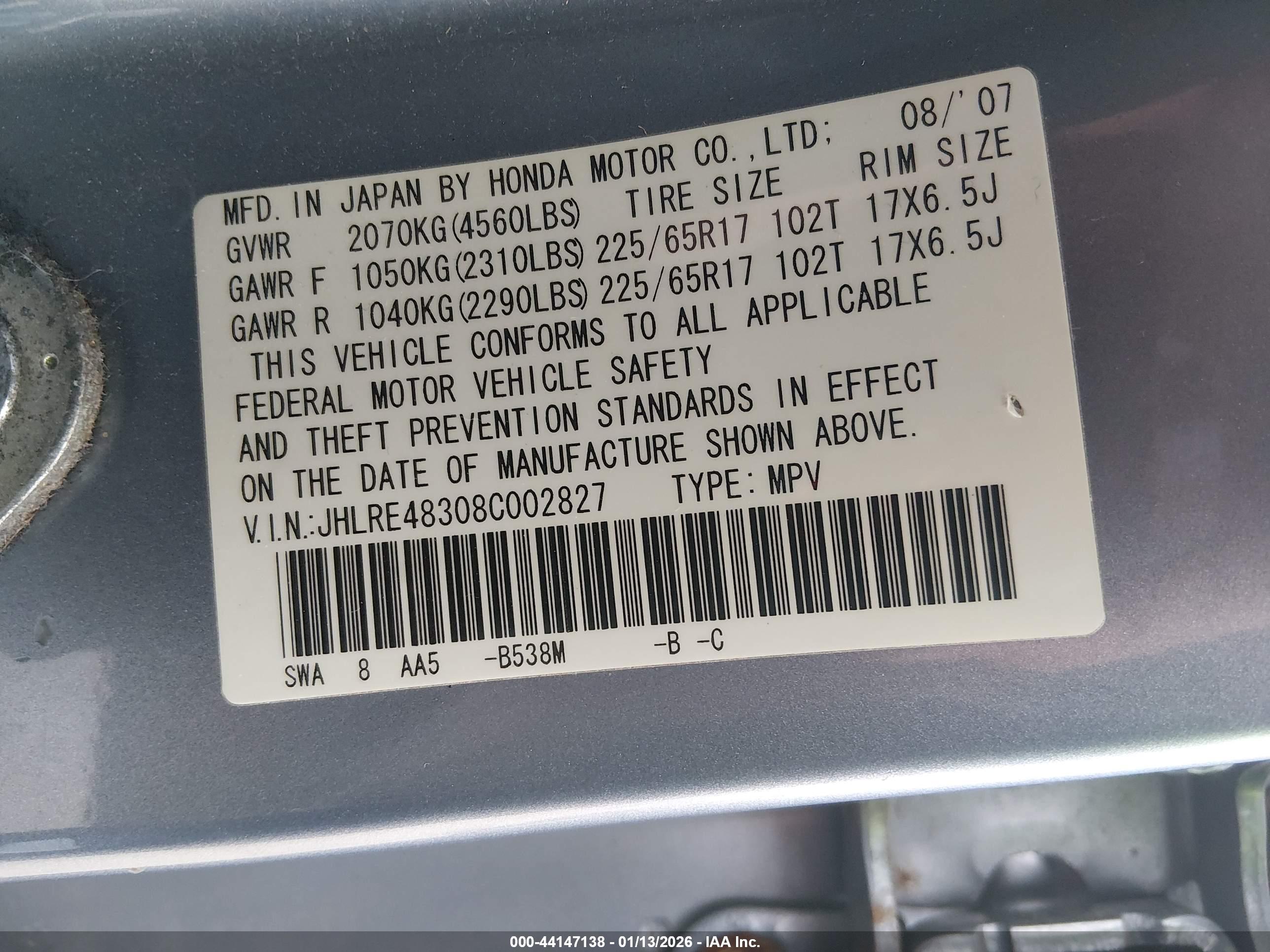 HONDA CR-V image 9