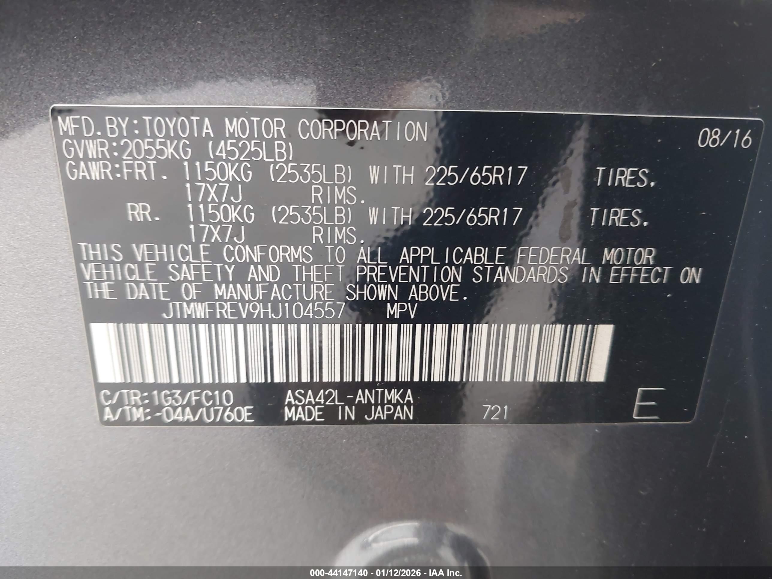 TOYOTA RAV4 image 9