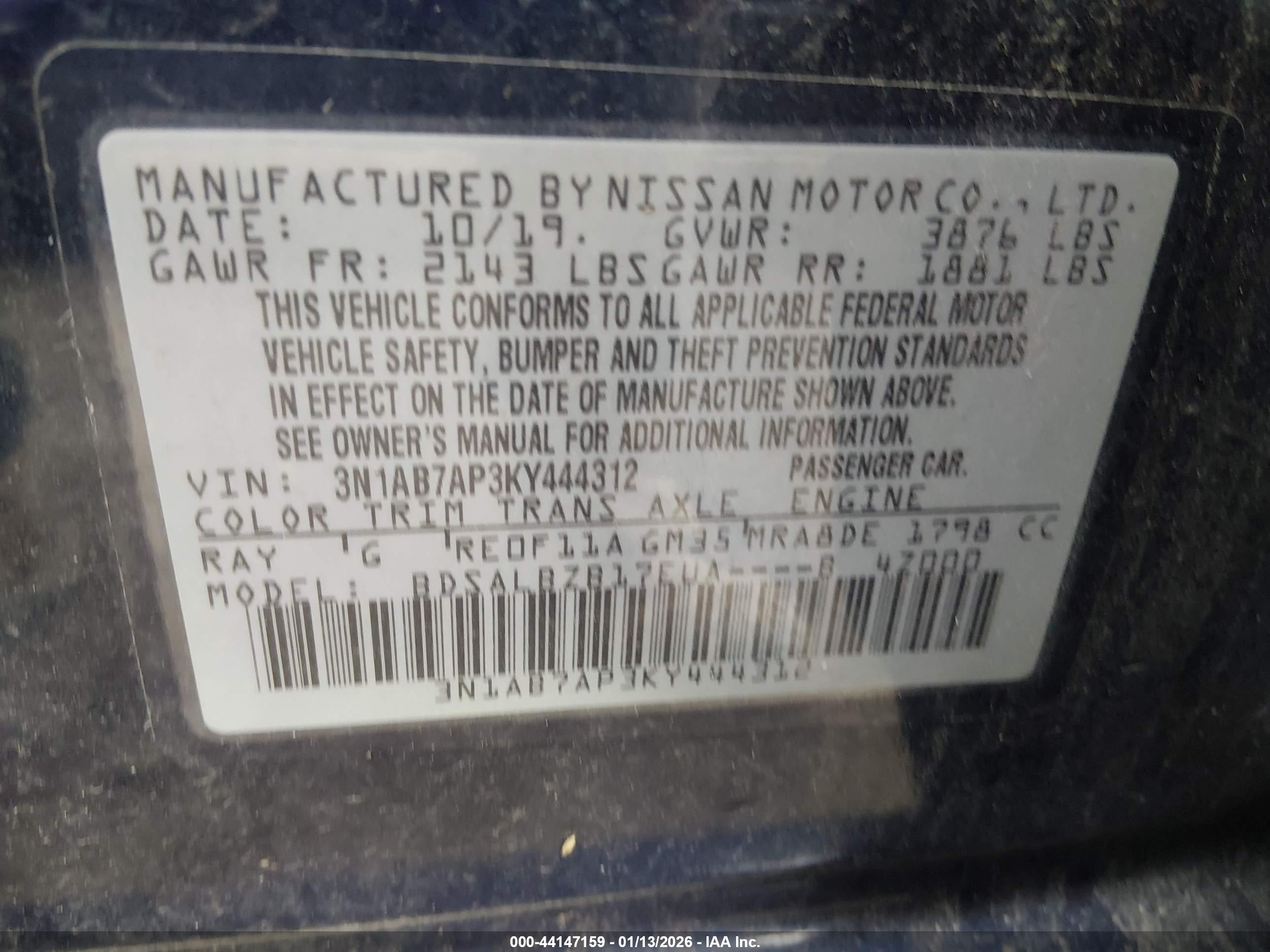 NISSAN SENTRA image 9