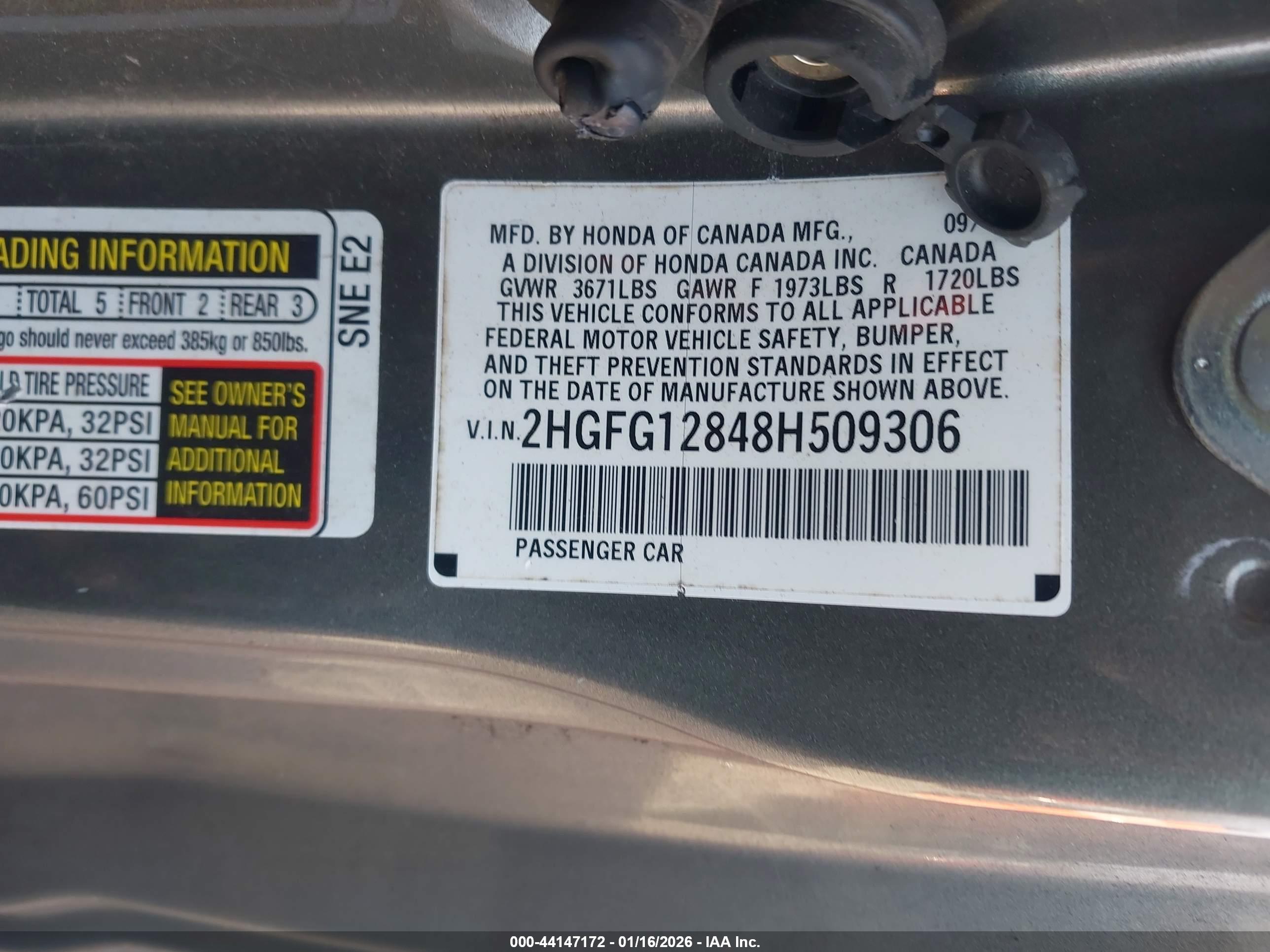 HONDA CIVIC image 9
