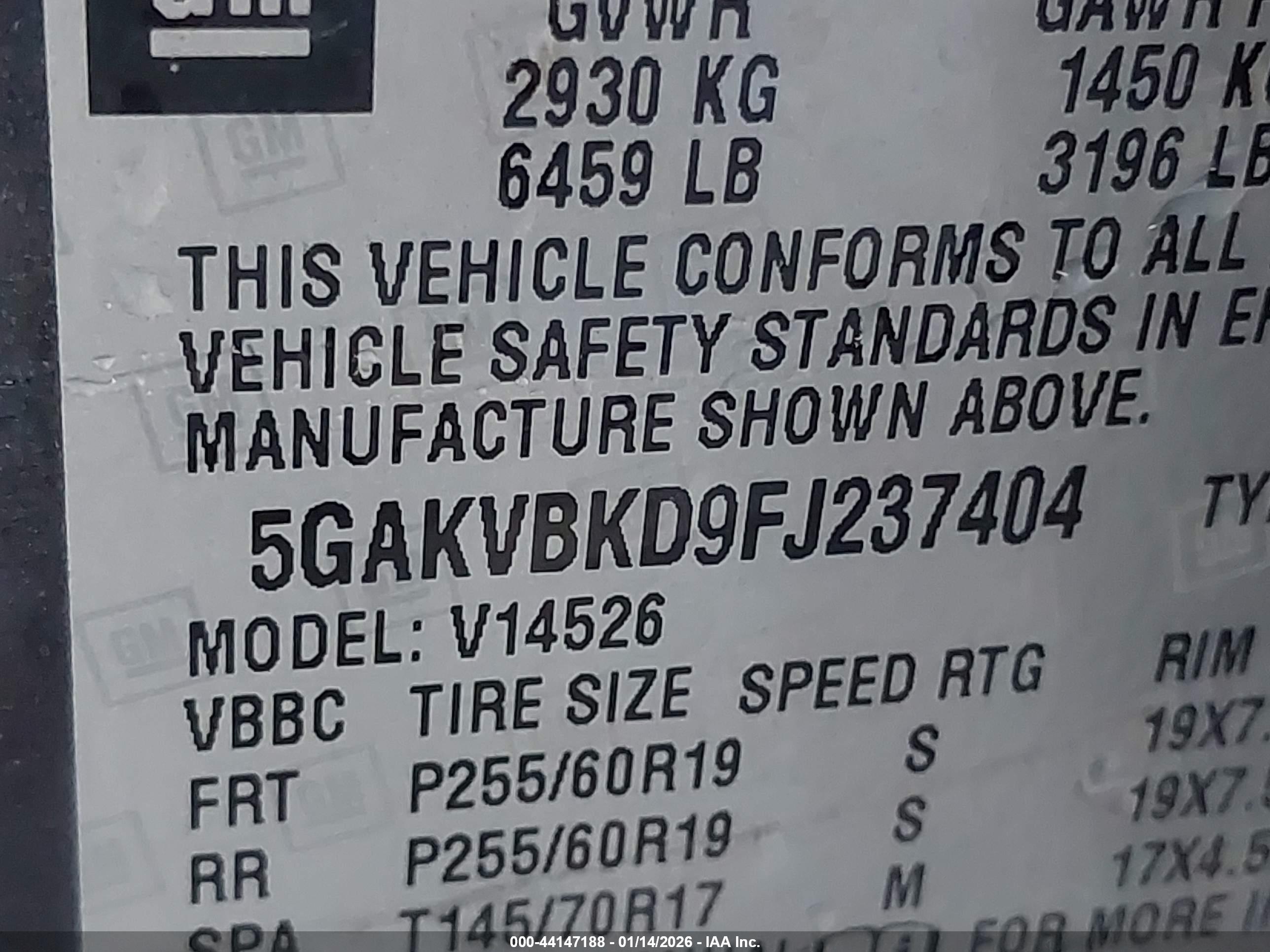 BUICK ENCLAVE image 9