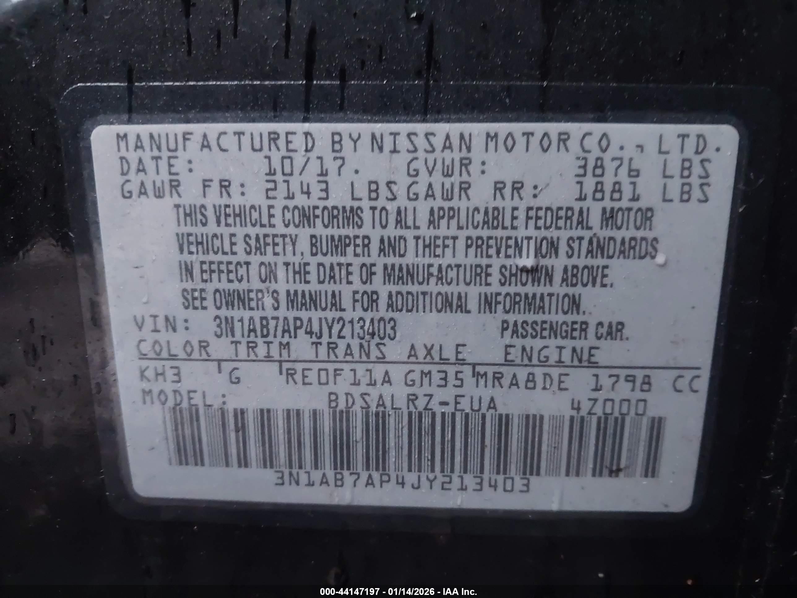 NISSAN SENTRA image 9