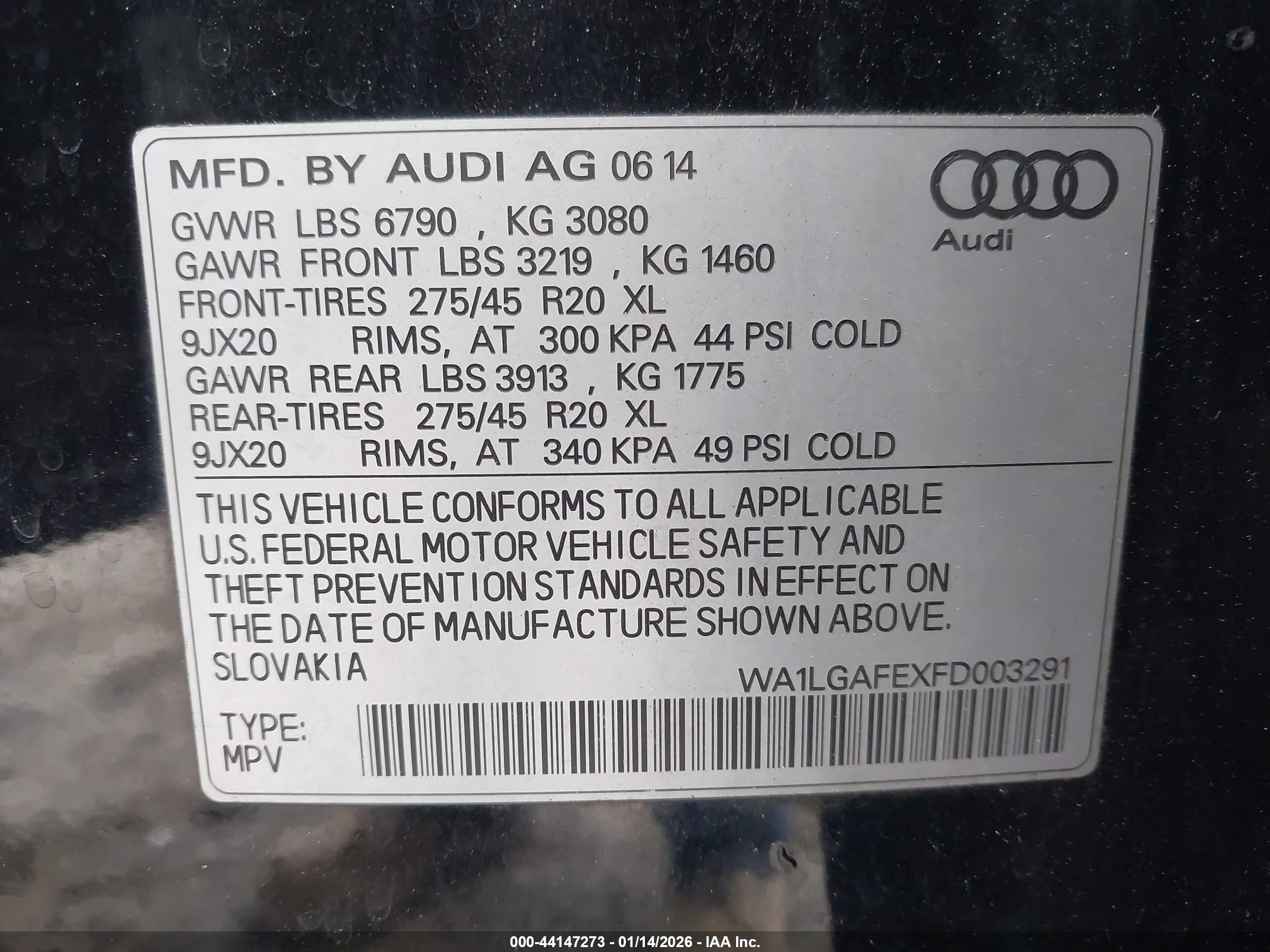 AUDI Q7 image 9