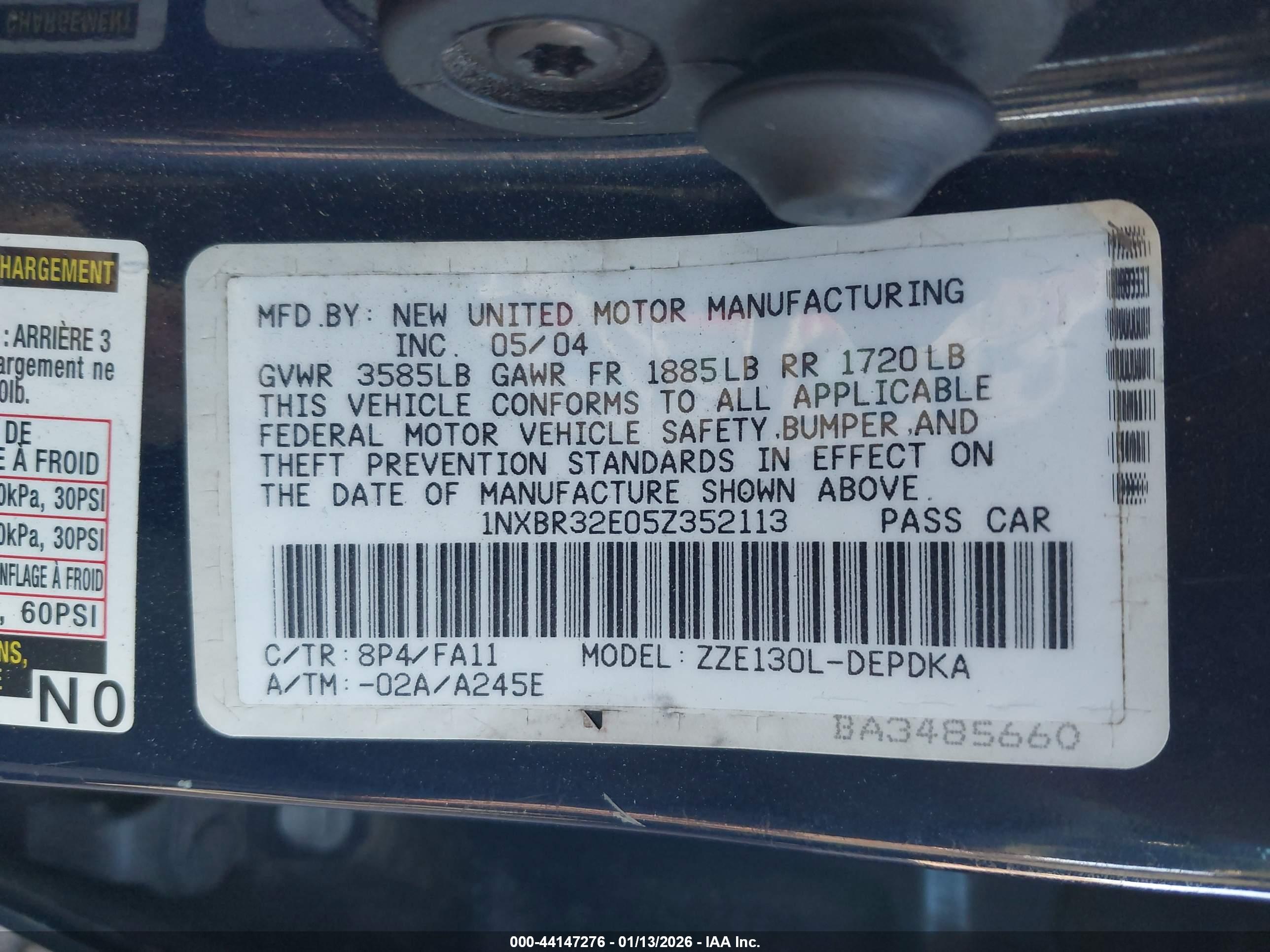 TOYOTA COROLLA image 9