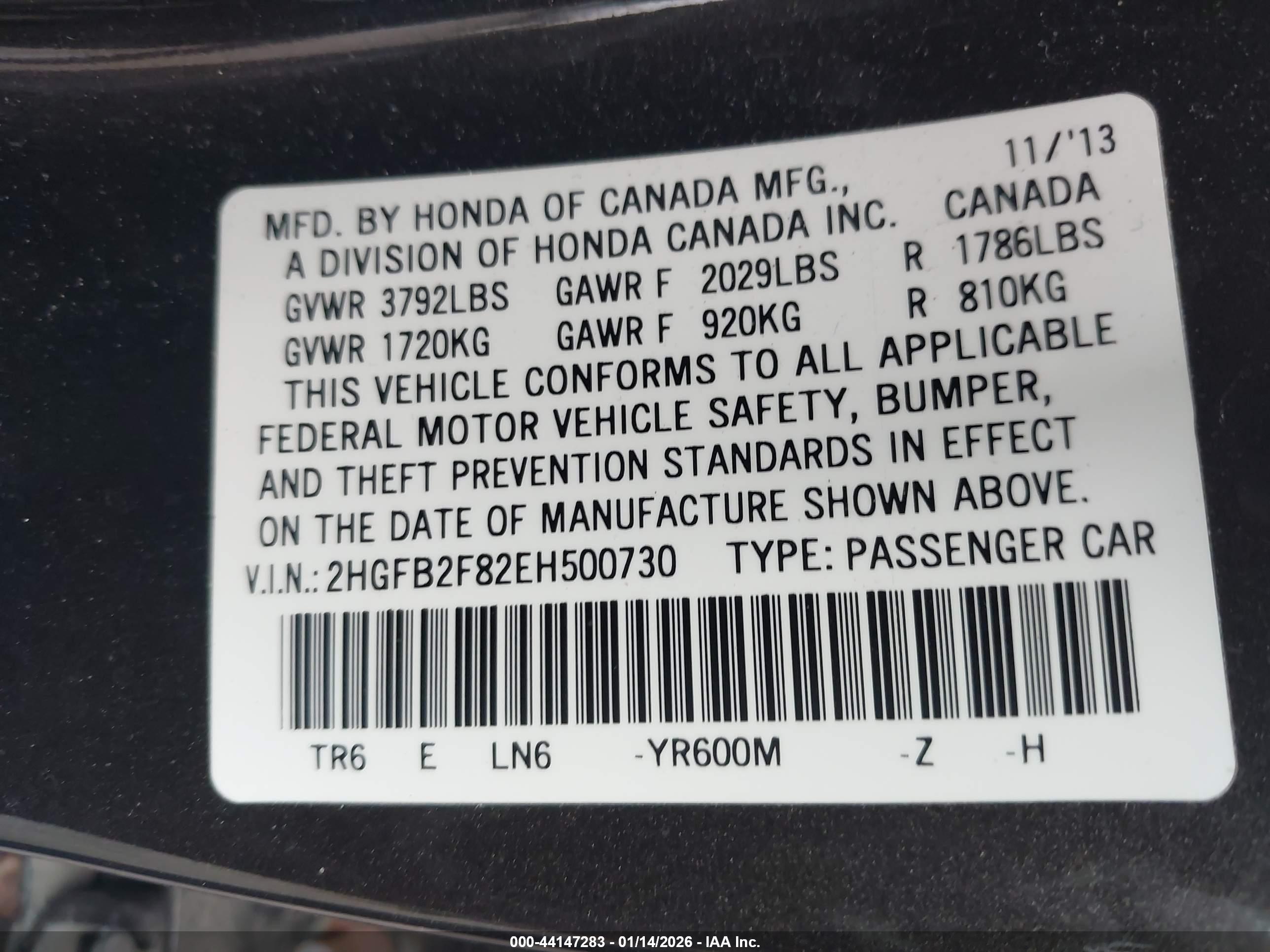 HONDA CIVIC image 9