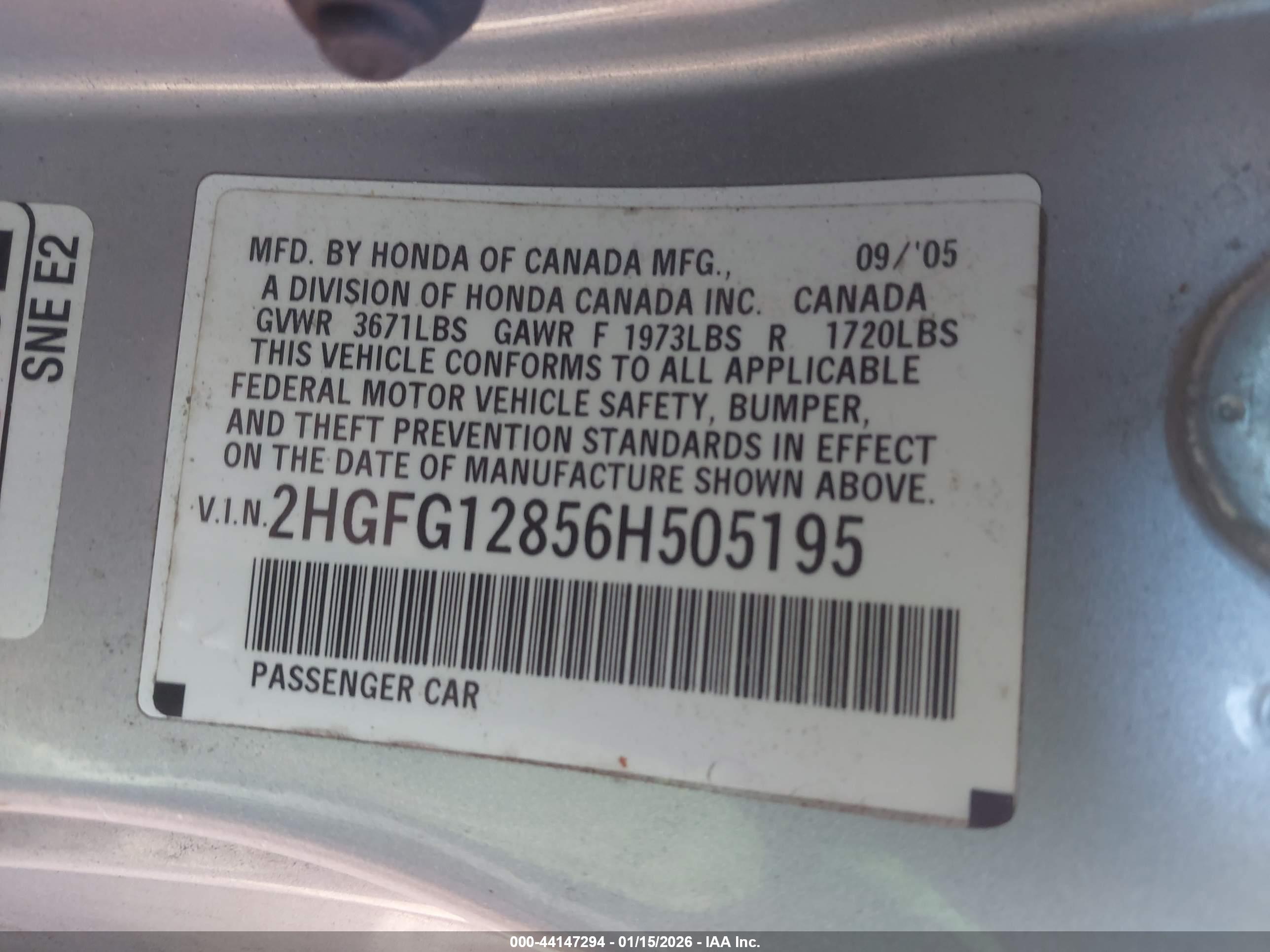 HONDA CIVIC image 9