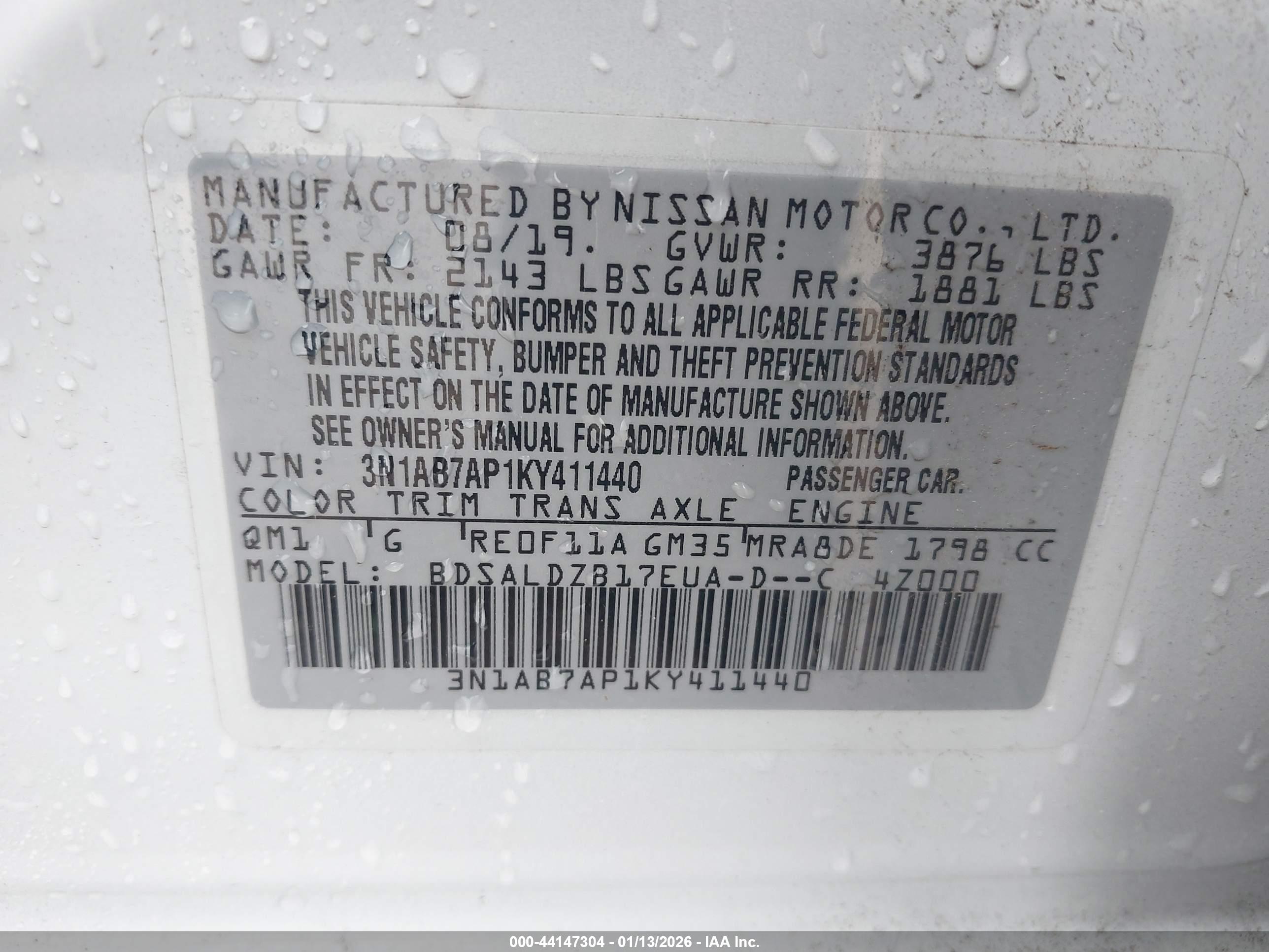 NISSAN SENTRA image 9