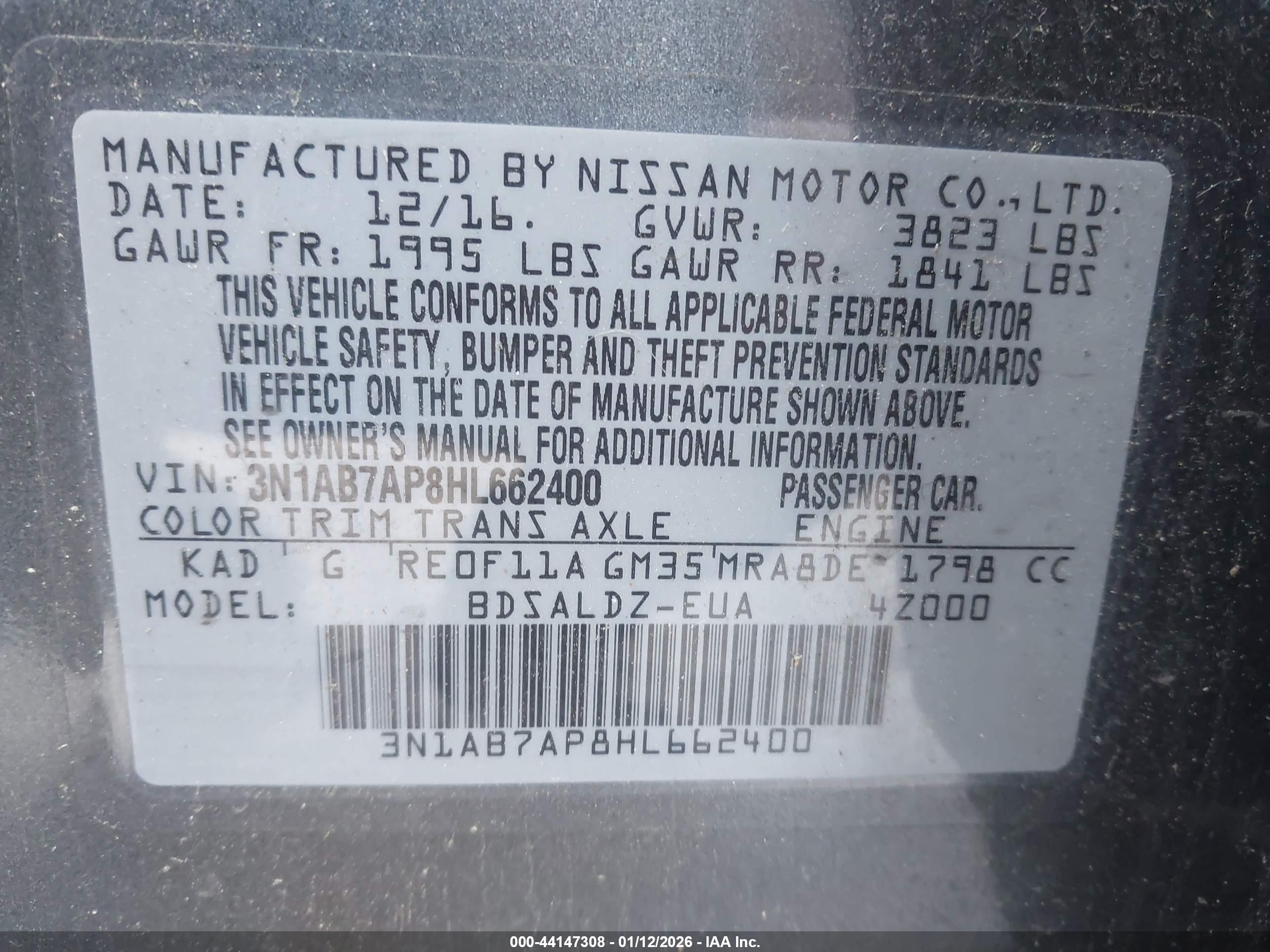 NISSAN SENTRA image 9