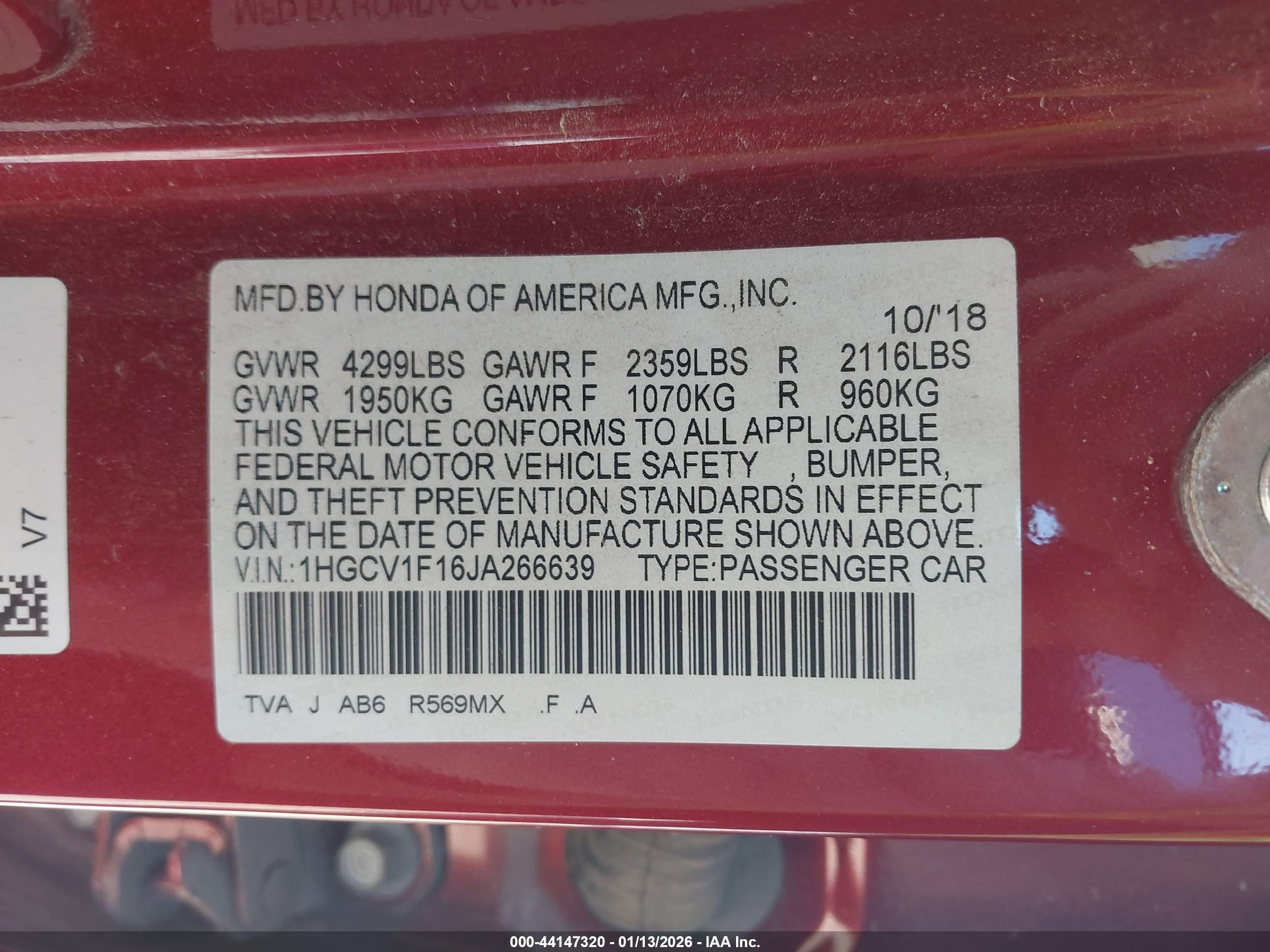 HONDA ACCORD image 9