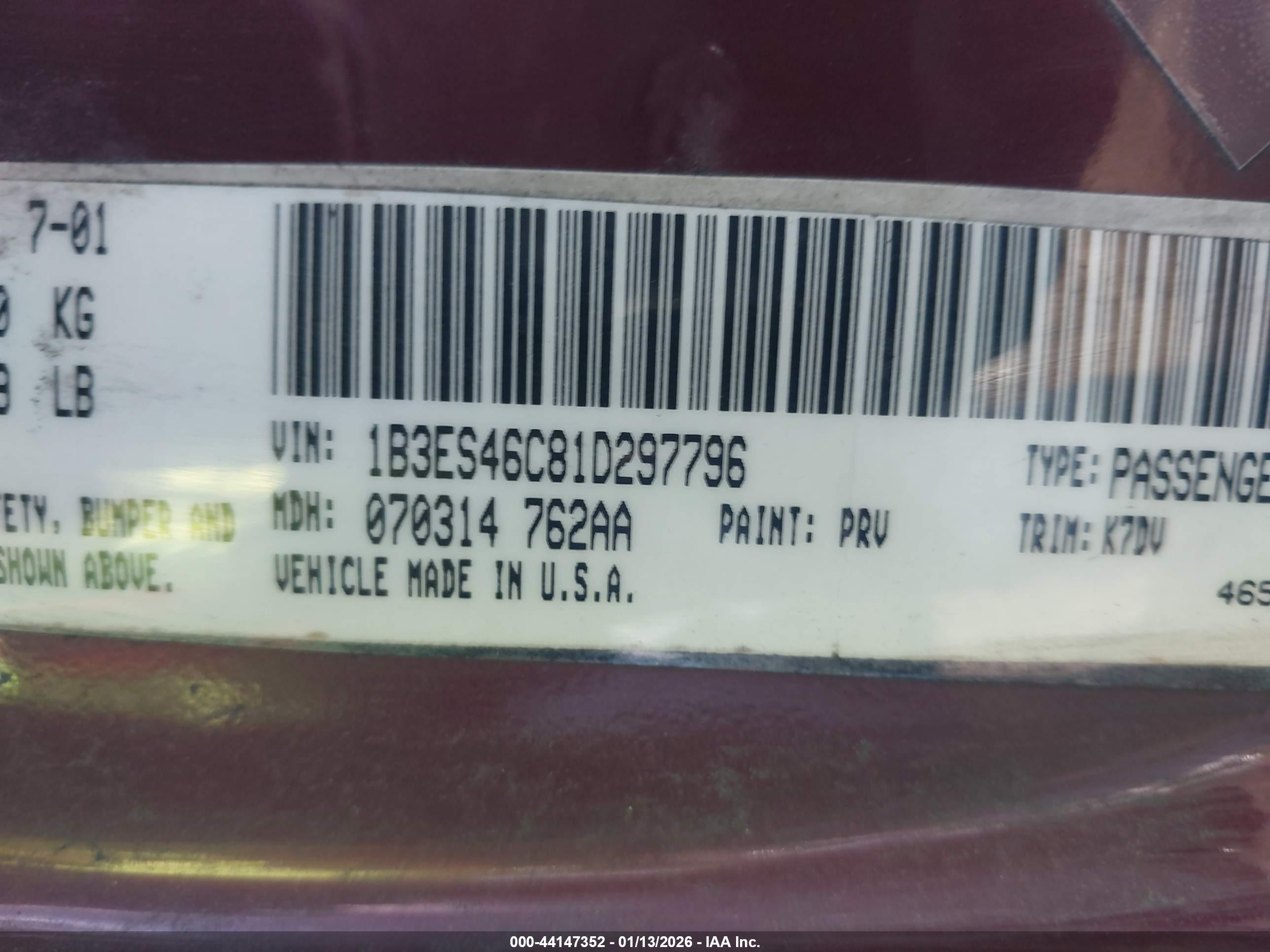 DODGE NEON image 9
