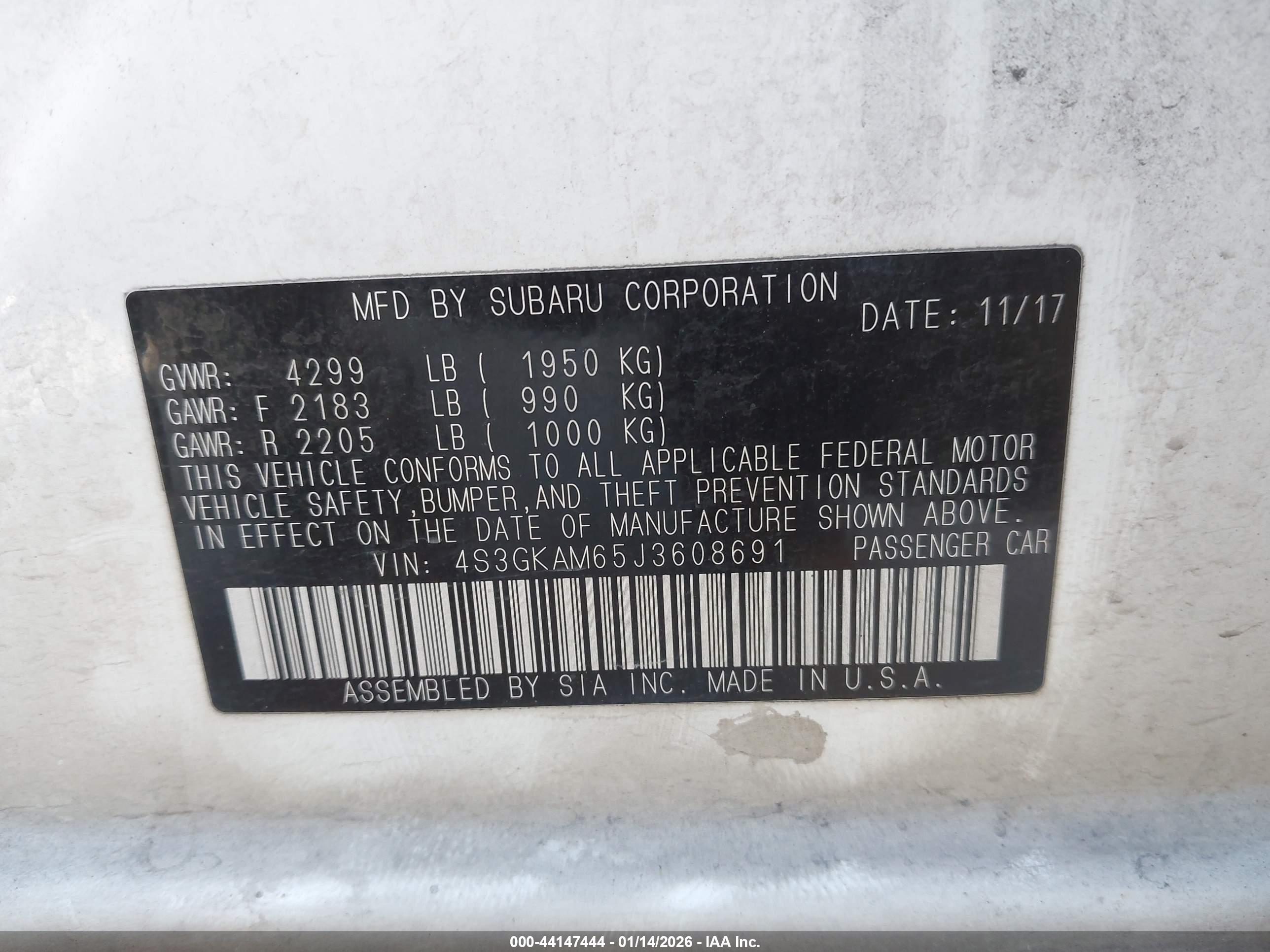 SUBARU IMPREZA image 9