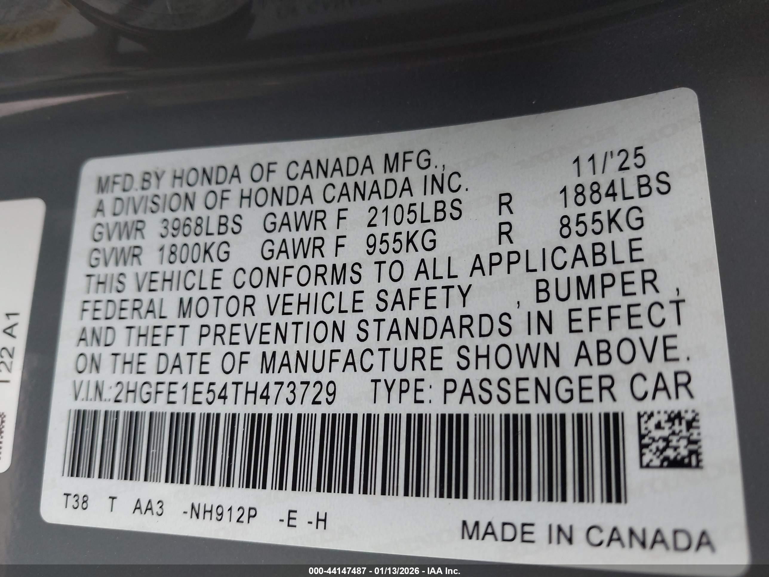 HONDA CIVIC image 9