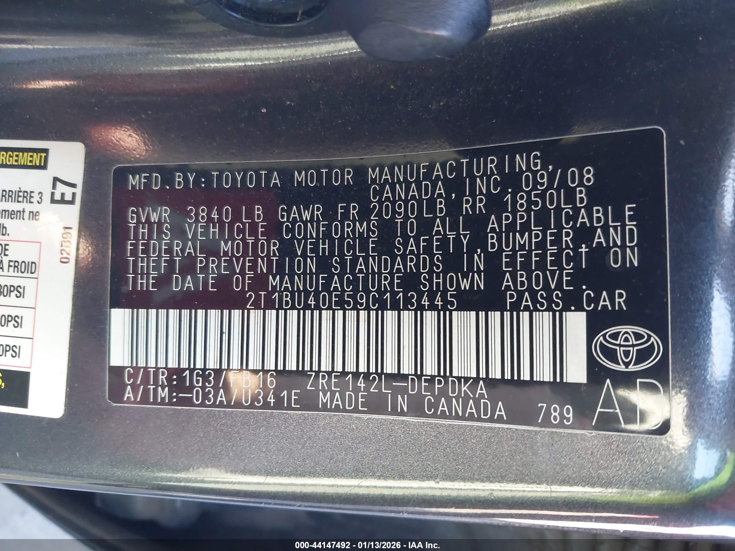 TOYOTA COROLLA image 9