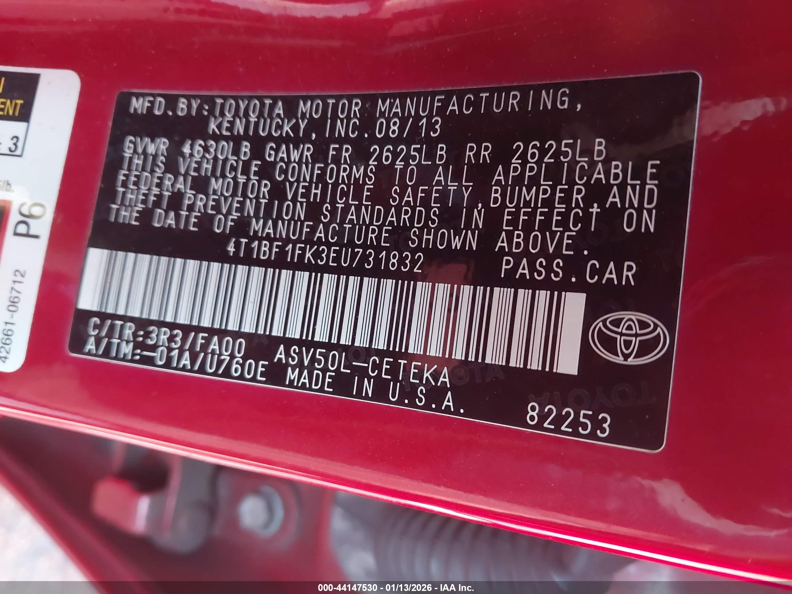 TOYOTA CAMRY image 9